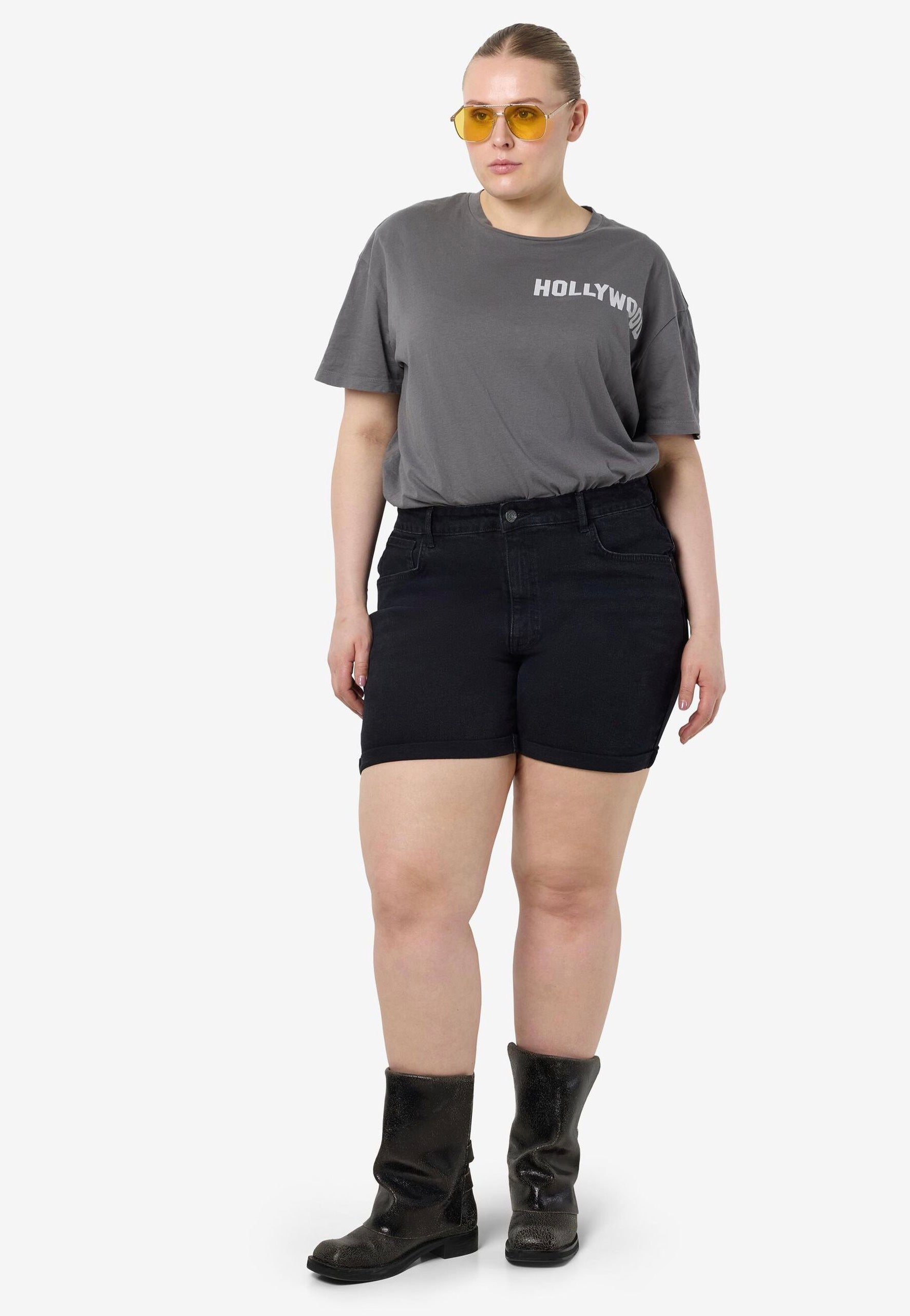 Noisy May - Moni Curve Black - Shorts | Women-Image