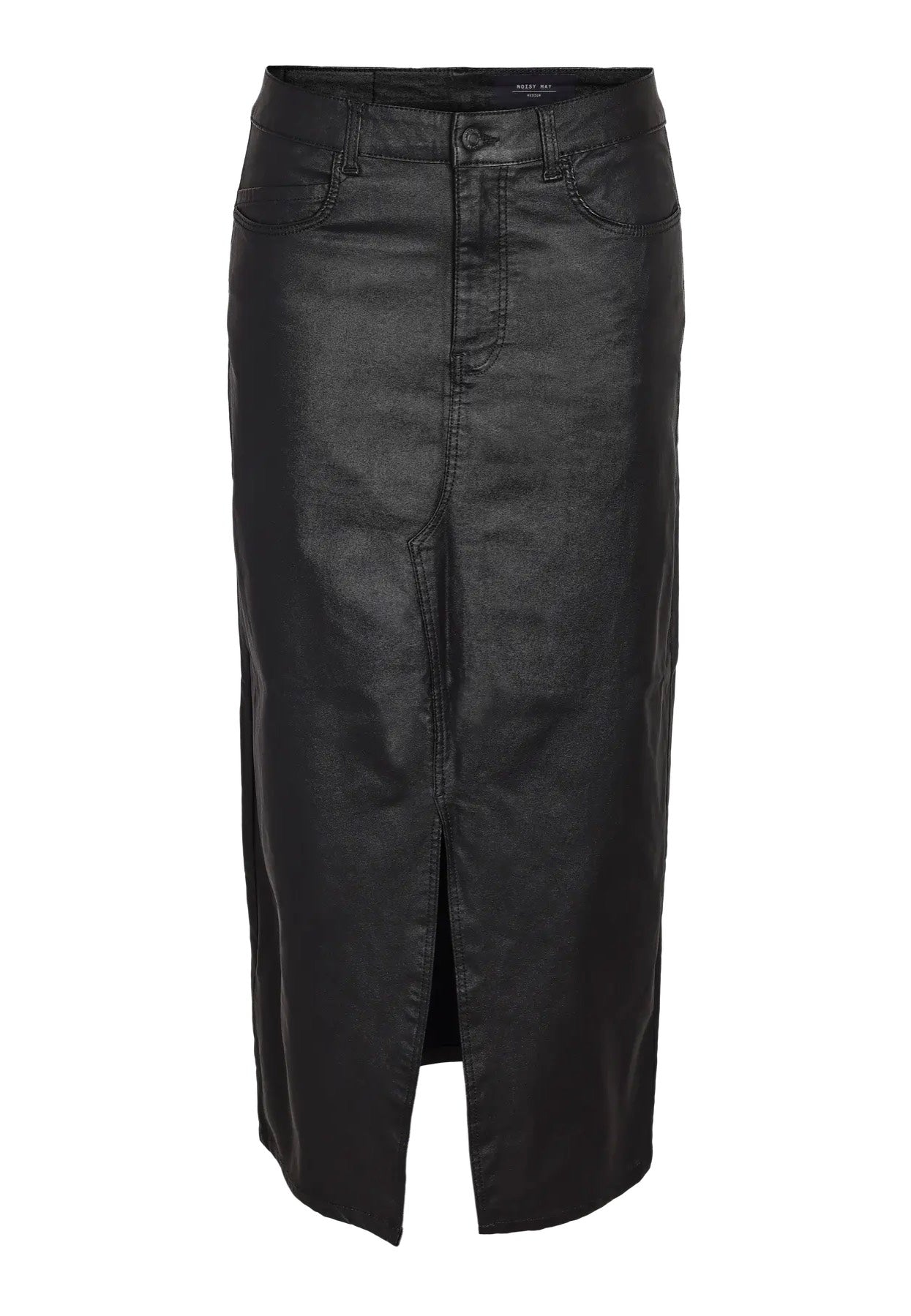 Noisy May - Kath Slit Long Coated Black - Skirt | Women-Image