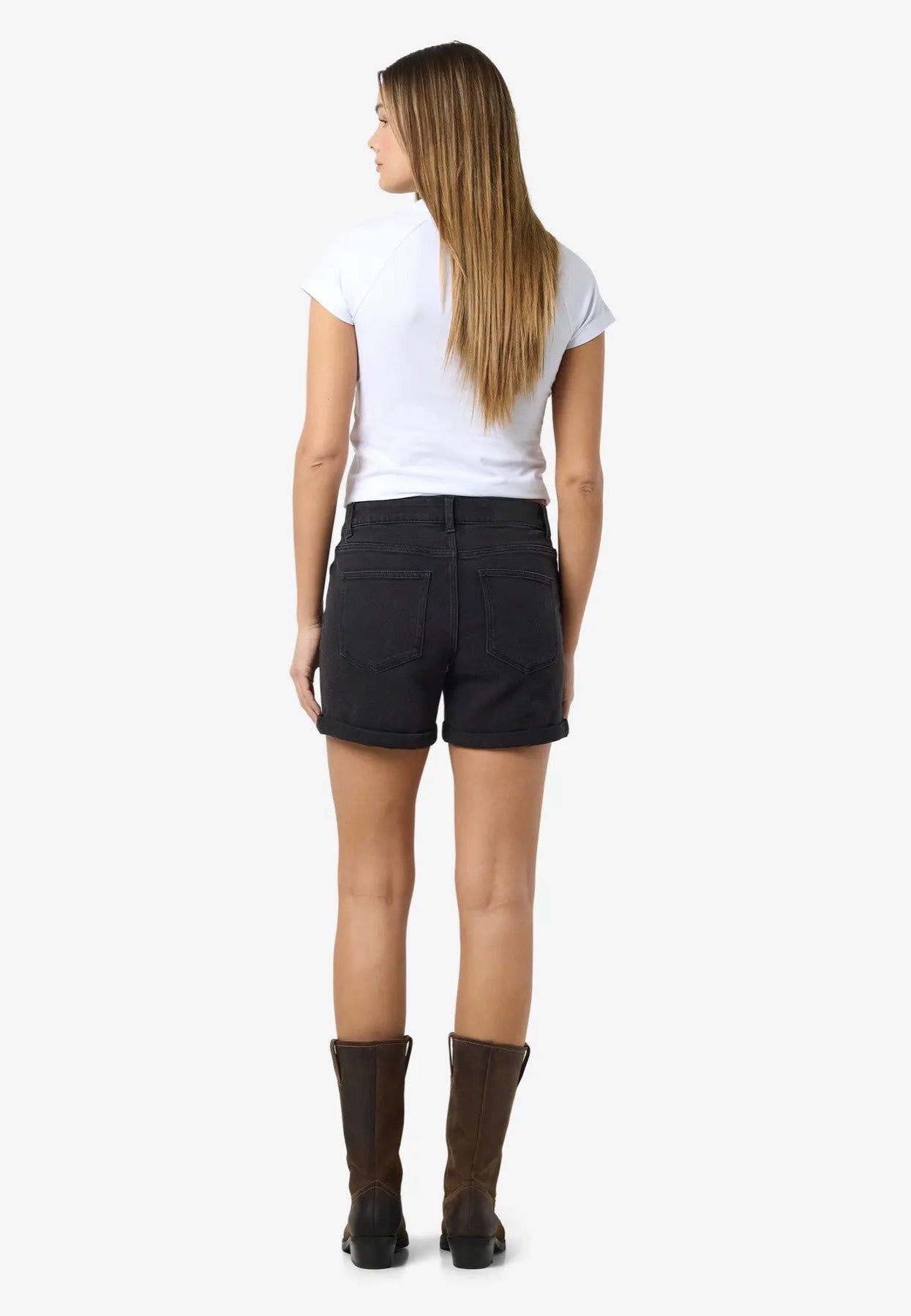 Noisy May - Debby Slim Black - Shorts | Women-Image