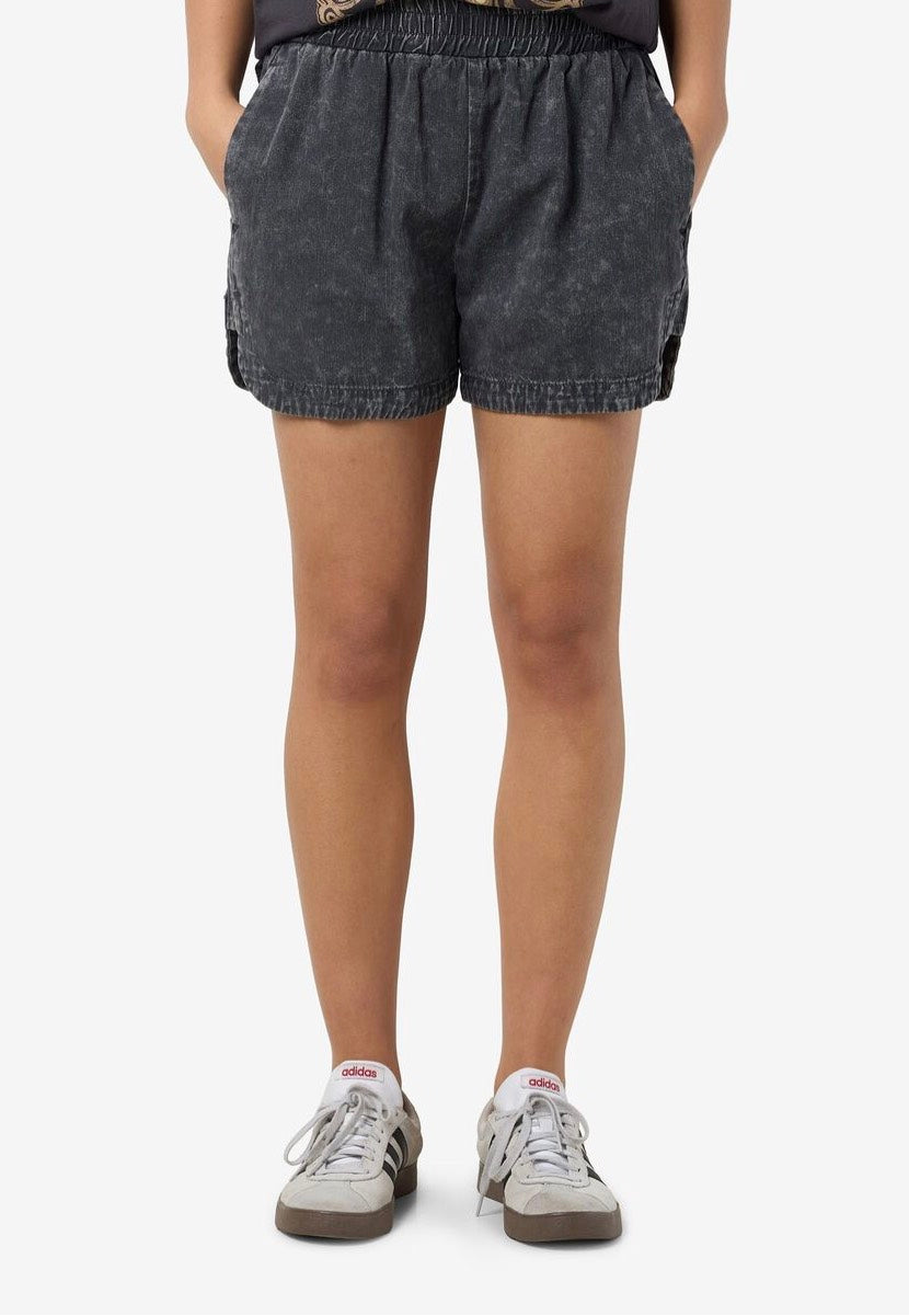 Noisy May - Oregon NW Denim Acid Black Washed - Shorts | Women-Image