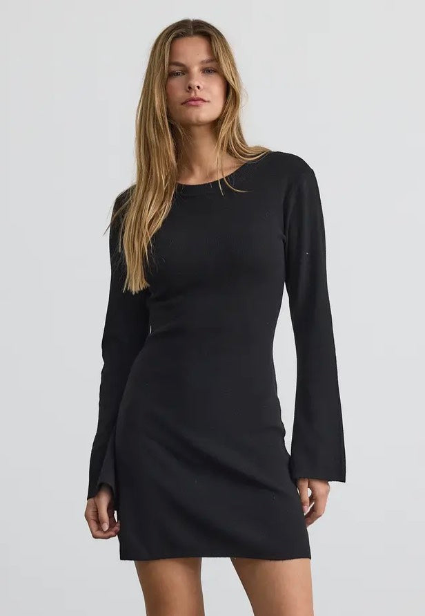 Noisy May - Tiffany L/S Knit Black - Dress | Women-Image