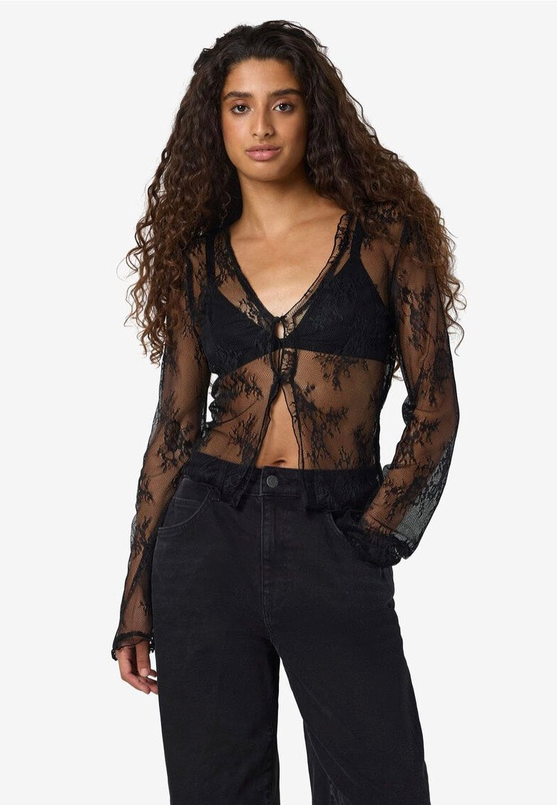 Noisy May - Tika Lace Black - Cardigan | Women-Image