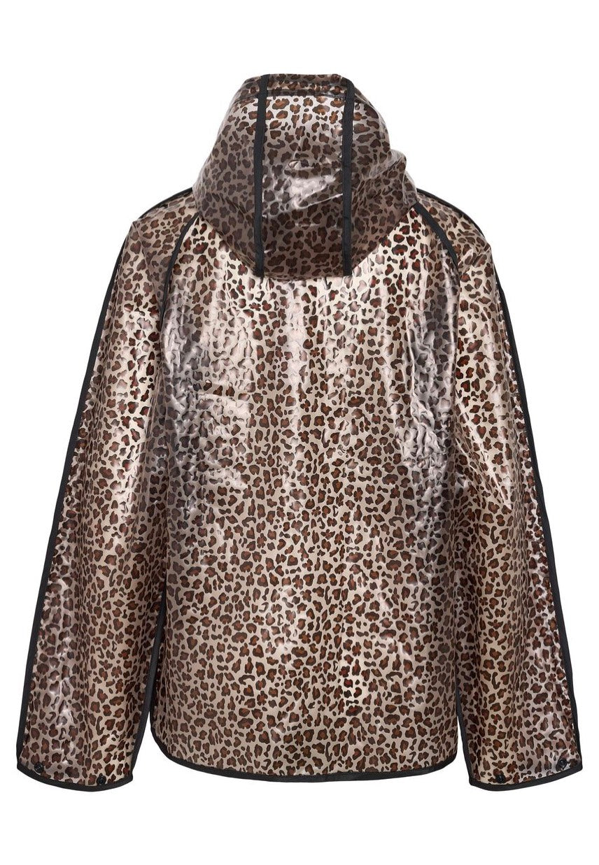 Noisy May - Sky Transparent Hood Black Leo - Jacket | Women-Image