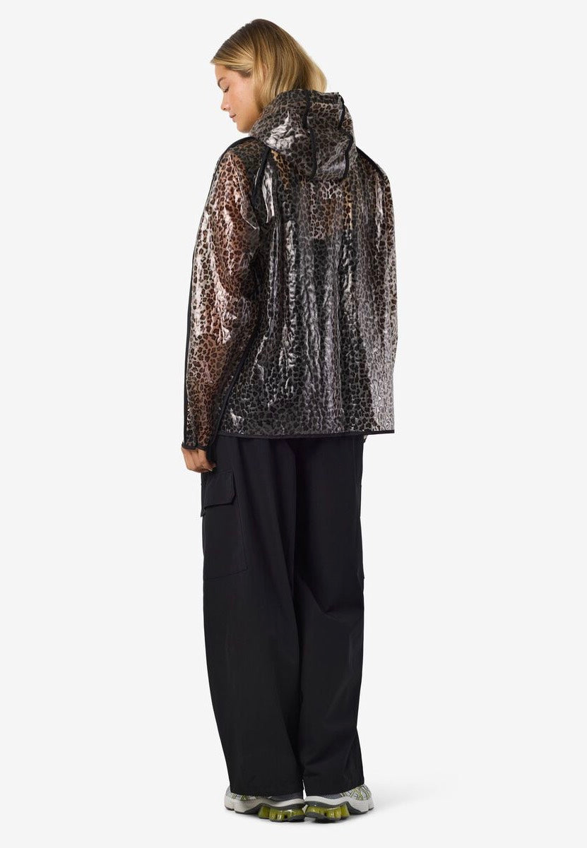 Noisy May - Sky Transparent Hood Black Leo - Jacket | Women-Image