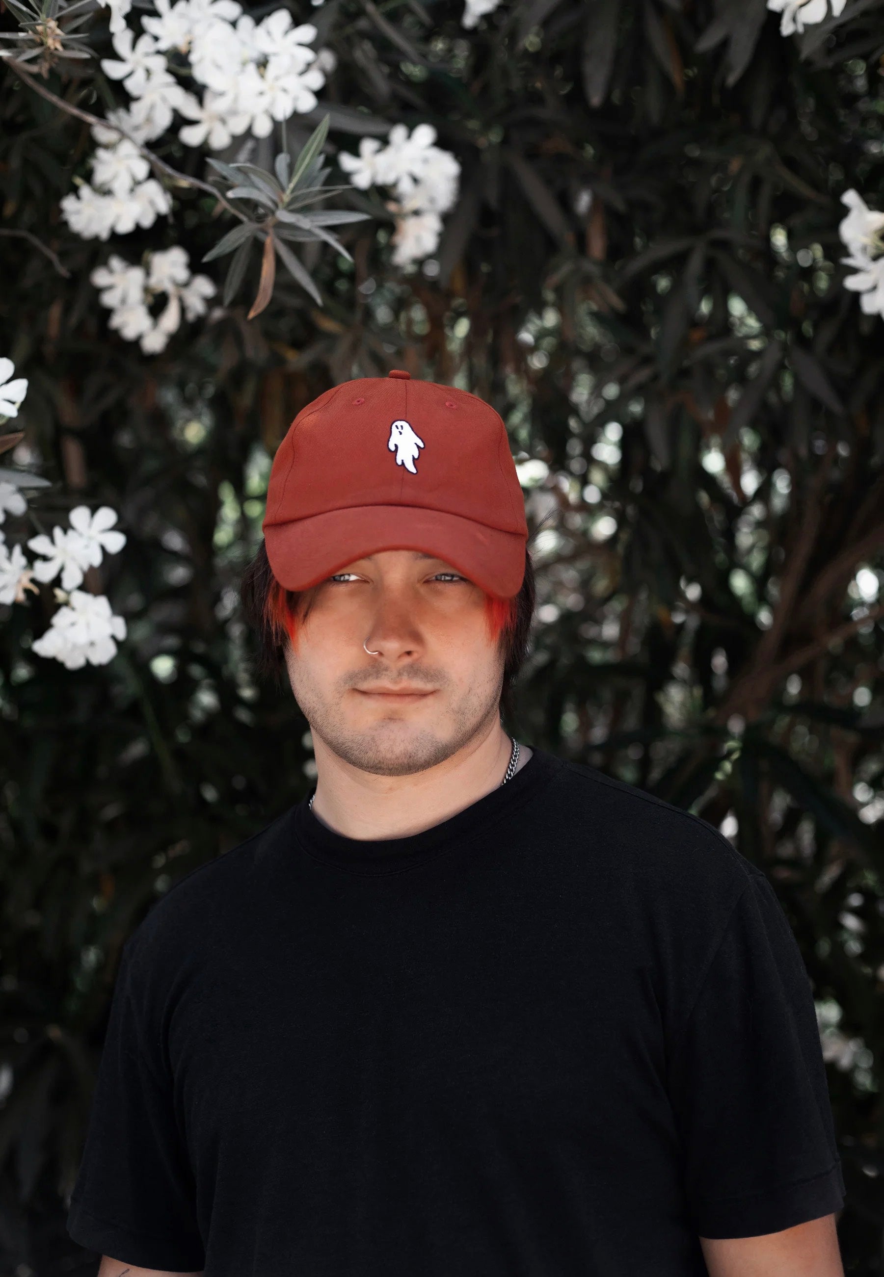 Lively Ghosts - Pumpkin Ghostie Burnt Orange - Cap | Neutral-Image