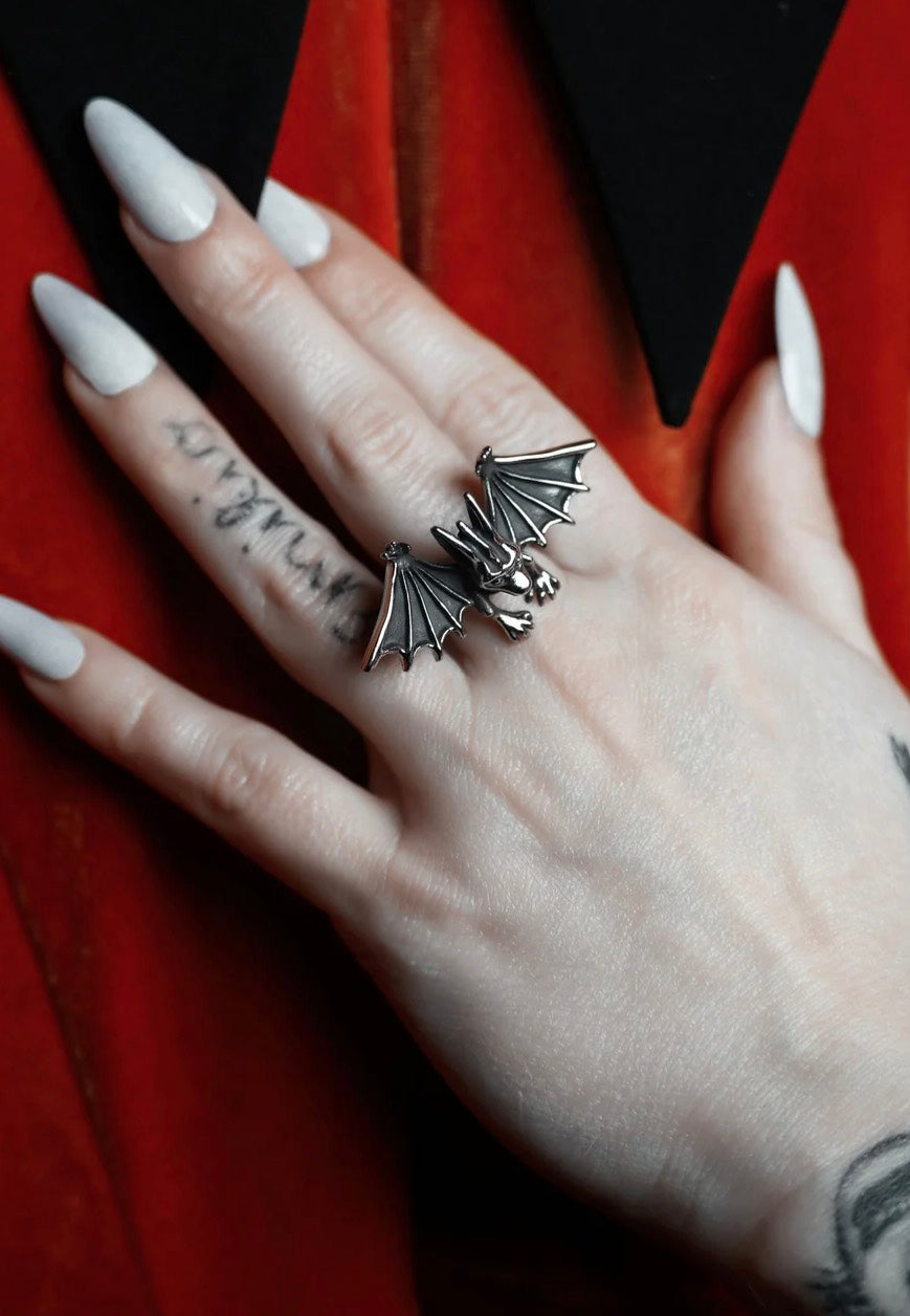 Lively Ghosts - Gothic Guardian Silver - Ring | Neutral-Image