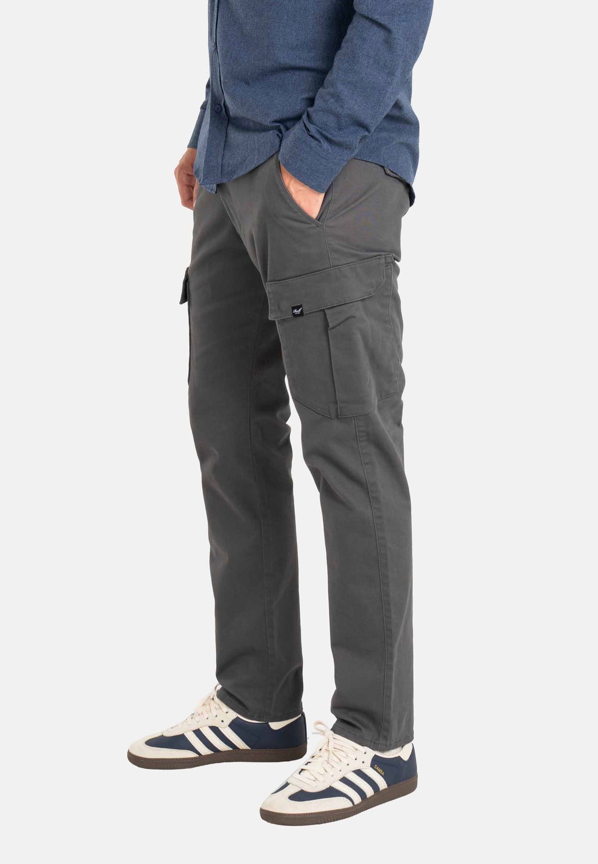 REELL Reflex Easy Cargo Vulcan Grey Pantalones