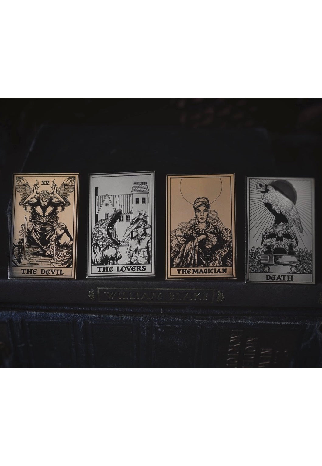 Lively Ghosts The Magician Tarot Silver Pin