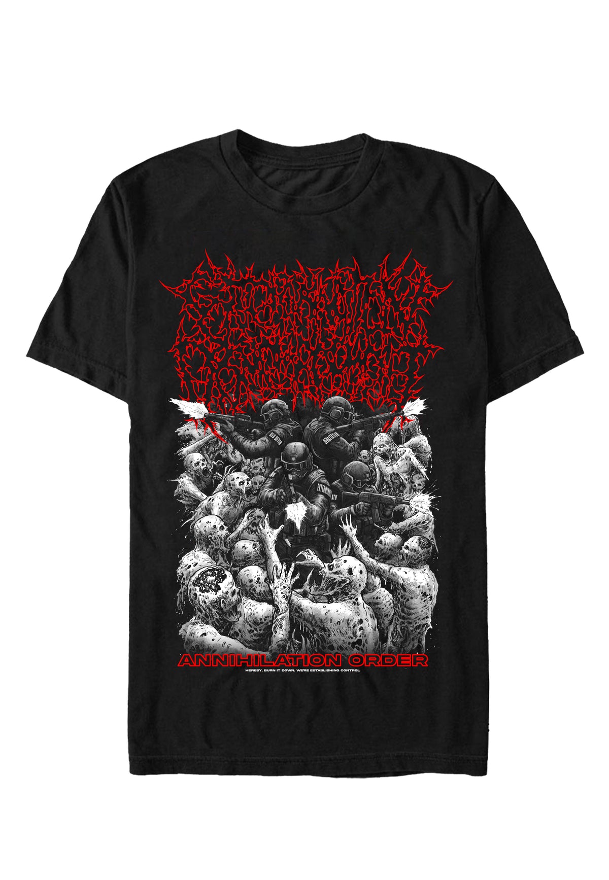 Extermination Dismemberment Annihilation Order Camiseta
