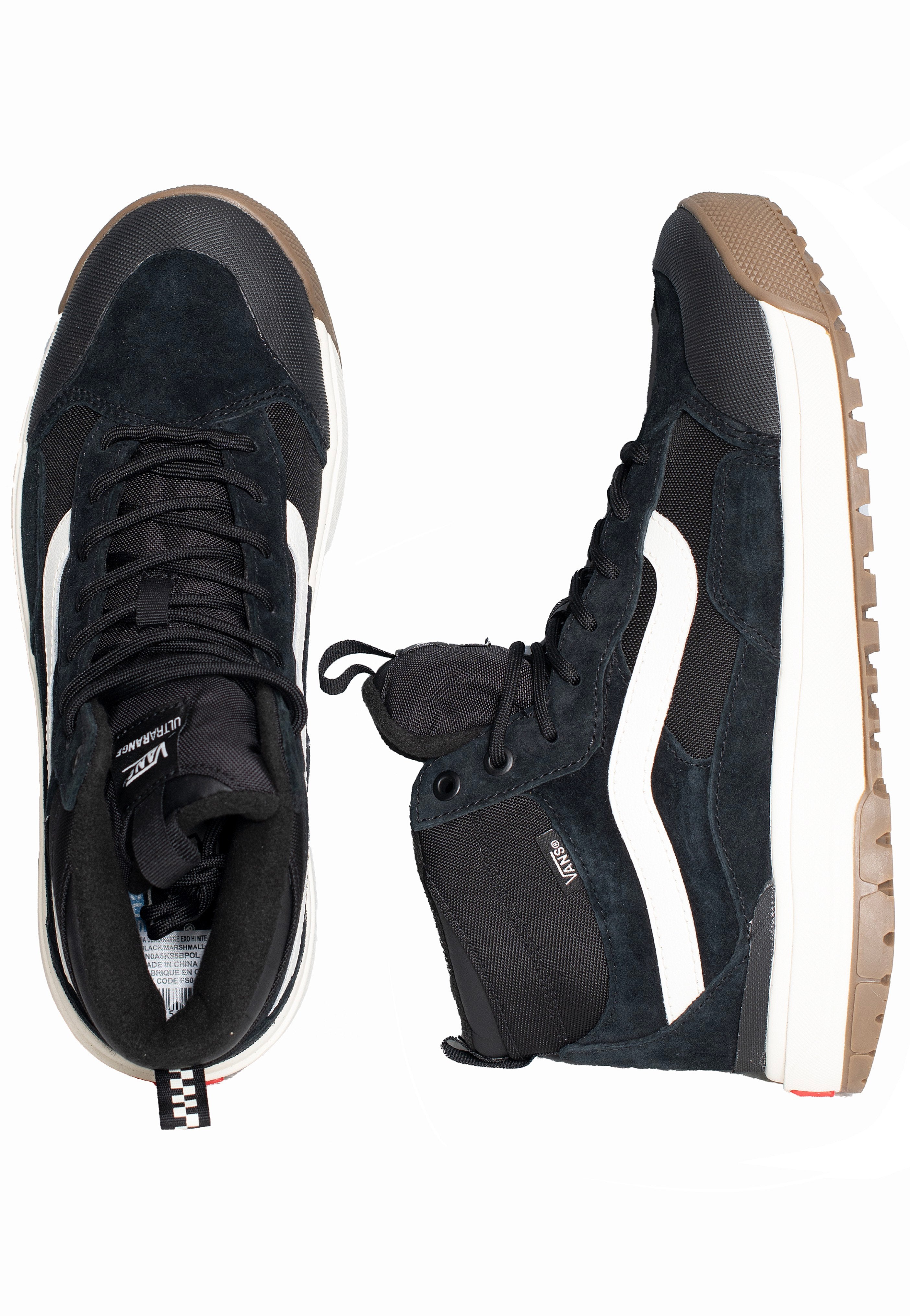 Vans - UA Ultrarange Exo Hi MTE-1 Black/Marshmallow - Shoes