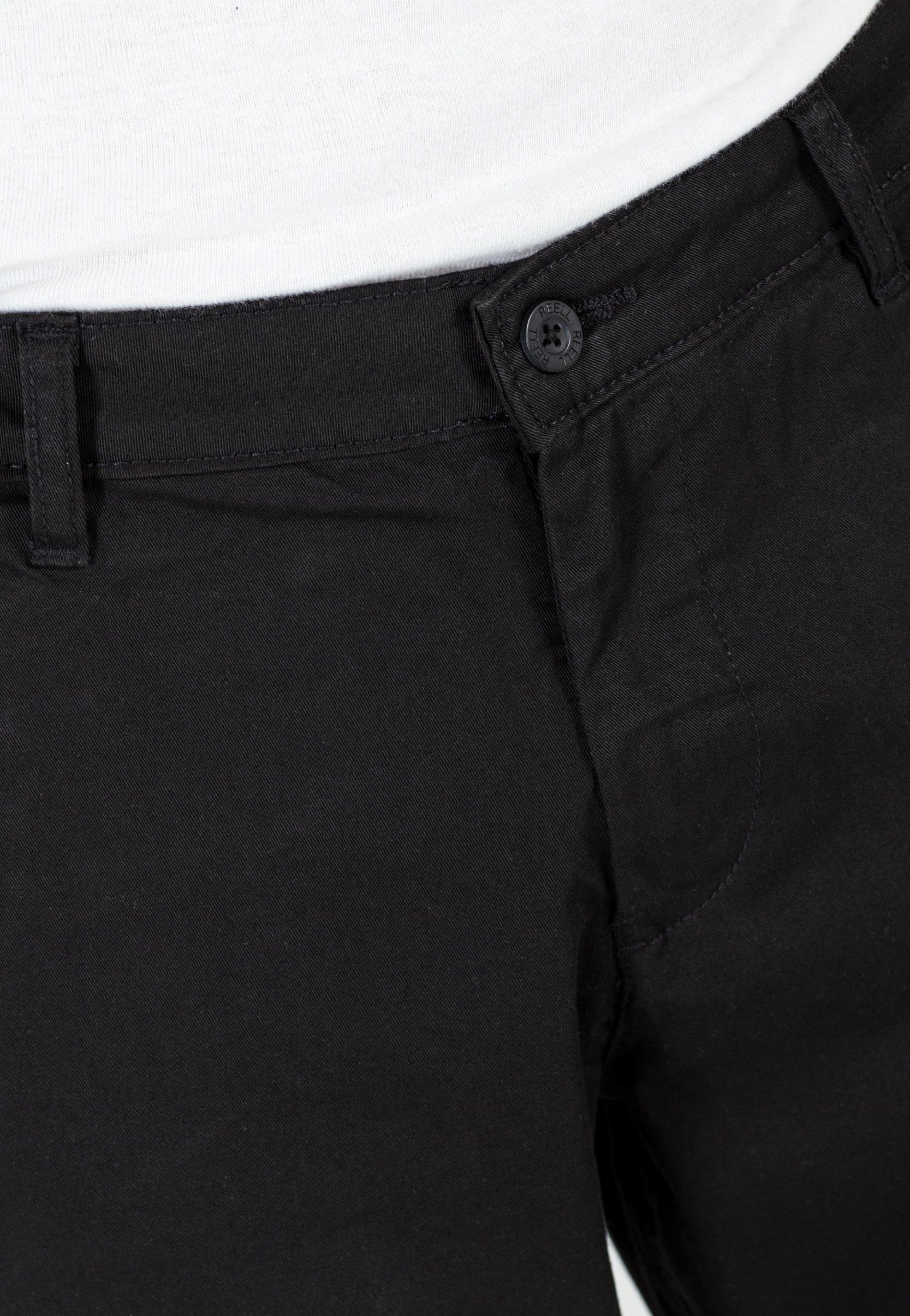 REELL - Regular Flex Chino Black - Pants