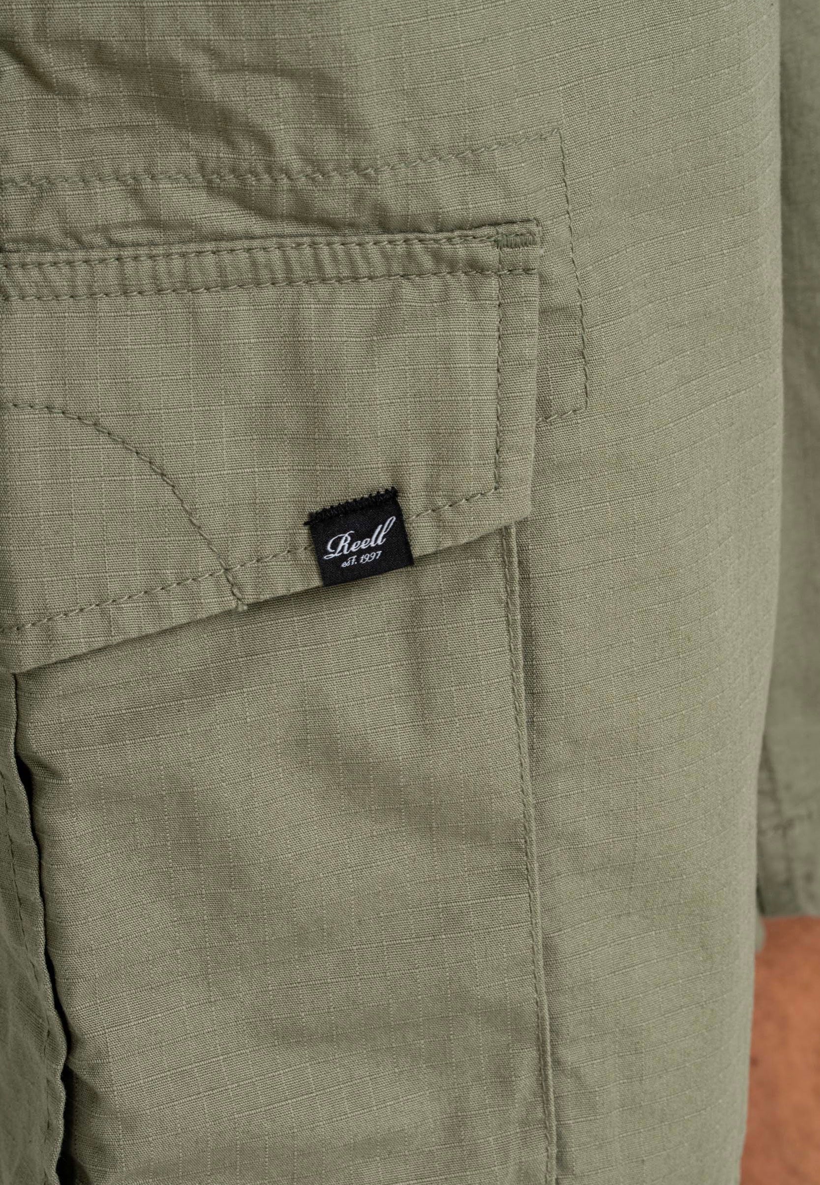 REELL - New Cargo Greyish Green - Shorts | Men-Image