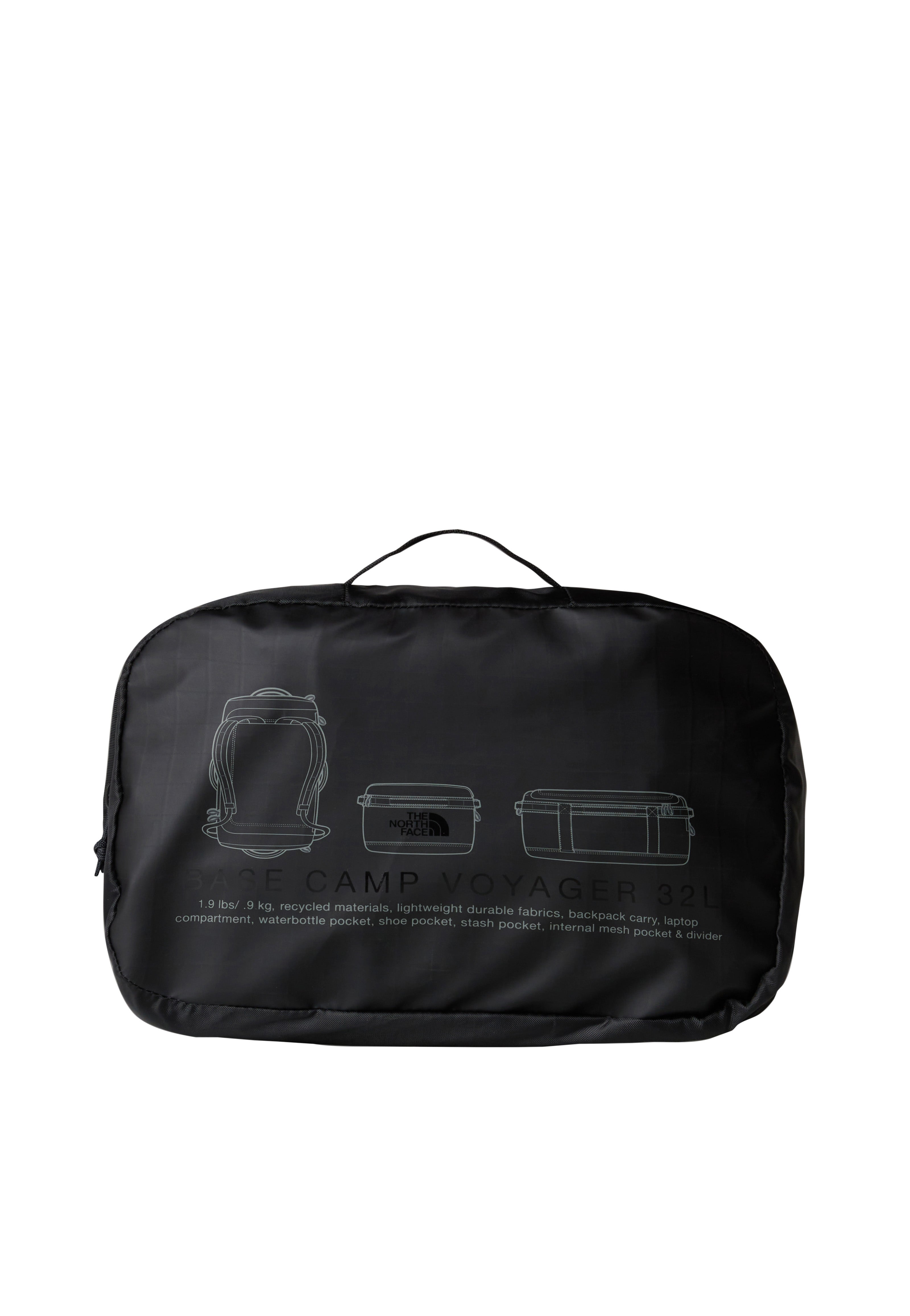 The North Face - Base Camp Voyager 32l TNF Black/Asphalt Grey - Dufflebag | Neutral-Image