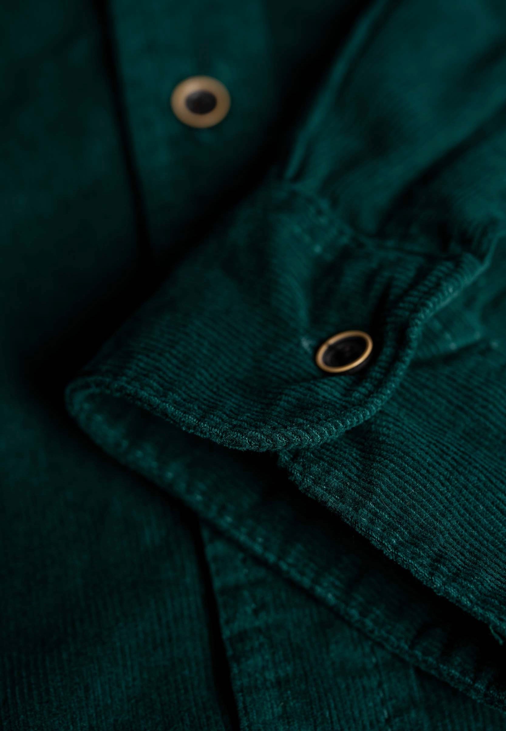 REELL - Dual Cord Forest Green - Shirt | Men-Image
