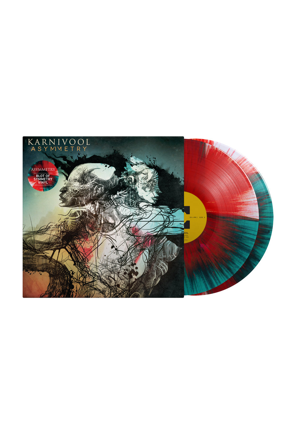 Karnivool Asymmetry "Blot Of Symmetry" Colored 2 Vinyl