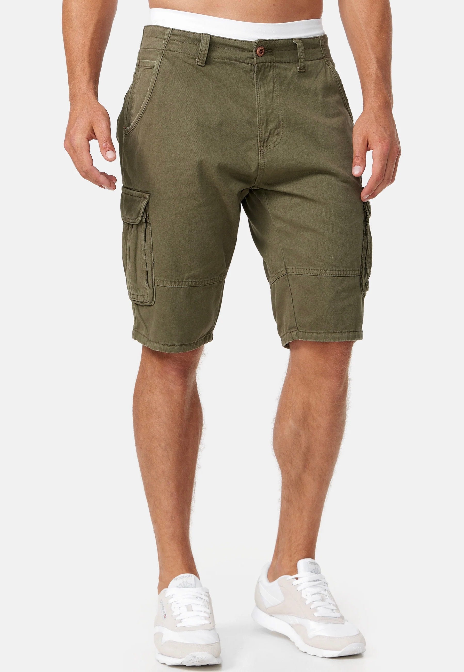 Indicode - Monroe Army - Shorts | Men-Image