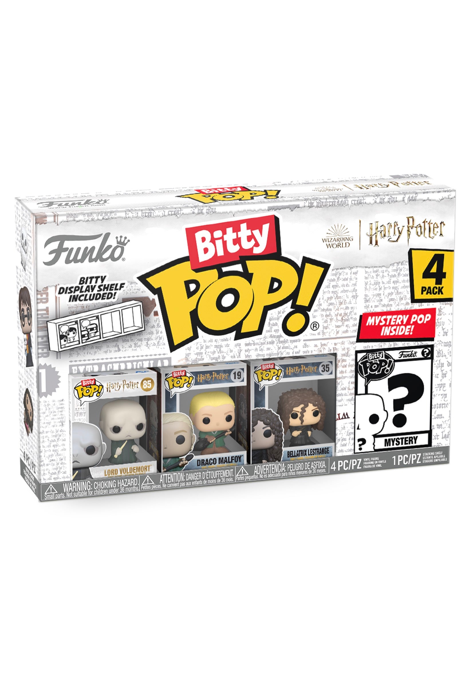 Harry Potter - Voldemort Bitty POP! 4PK - Funko Pop | Nuclear Blast