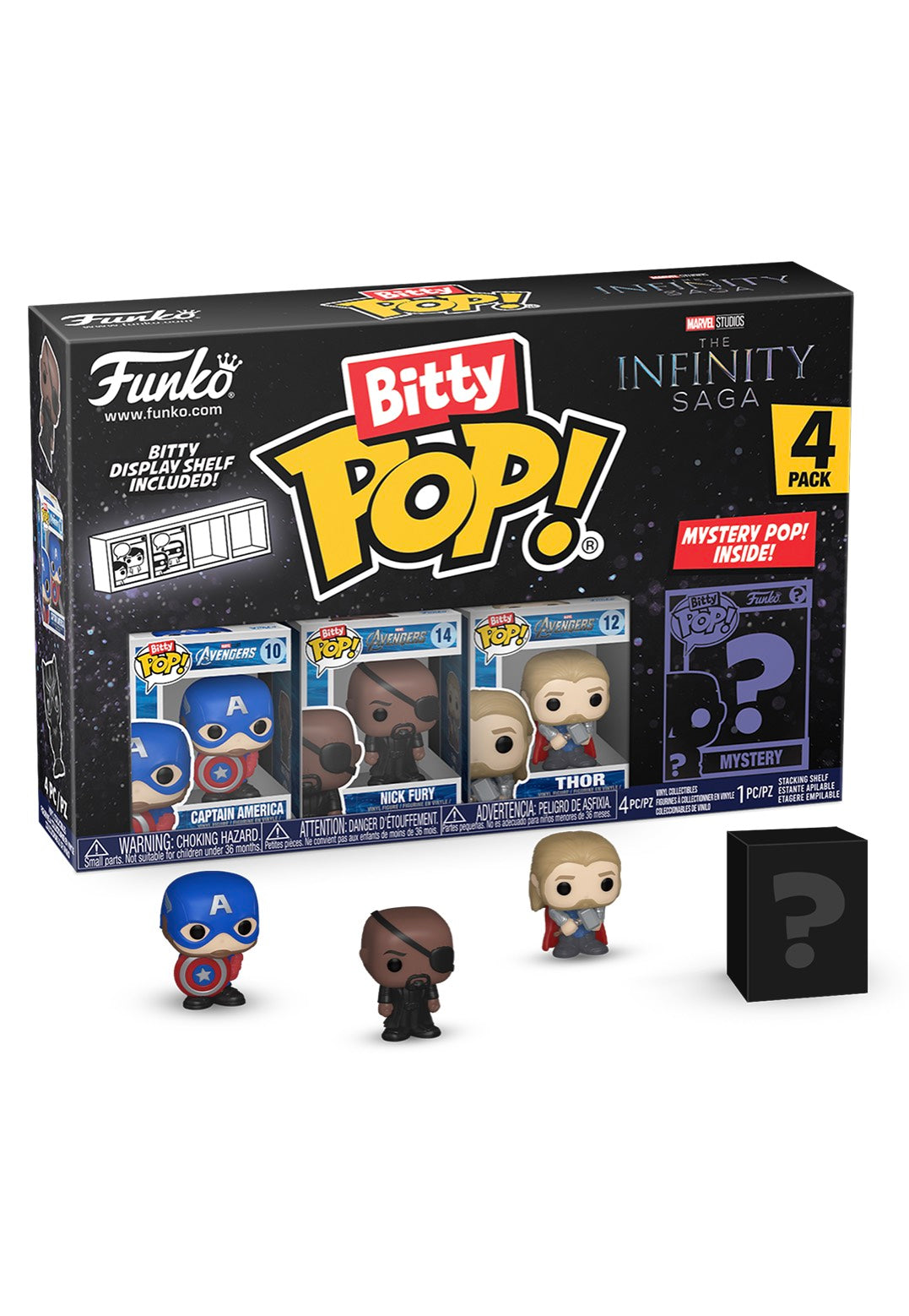The Avengers Captain America Bitty POP! 4PK Funko Pop