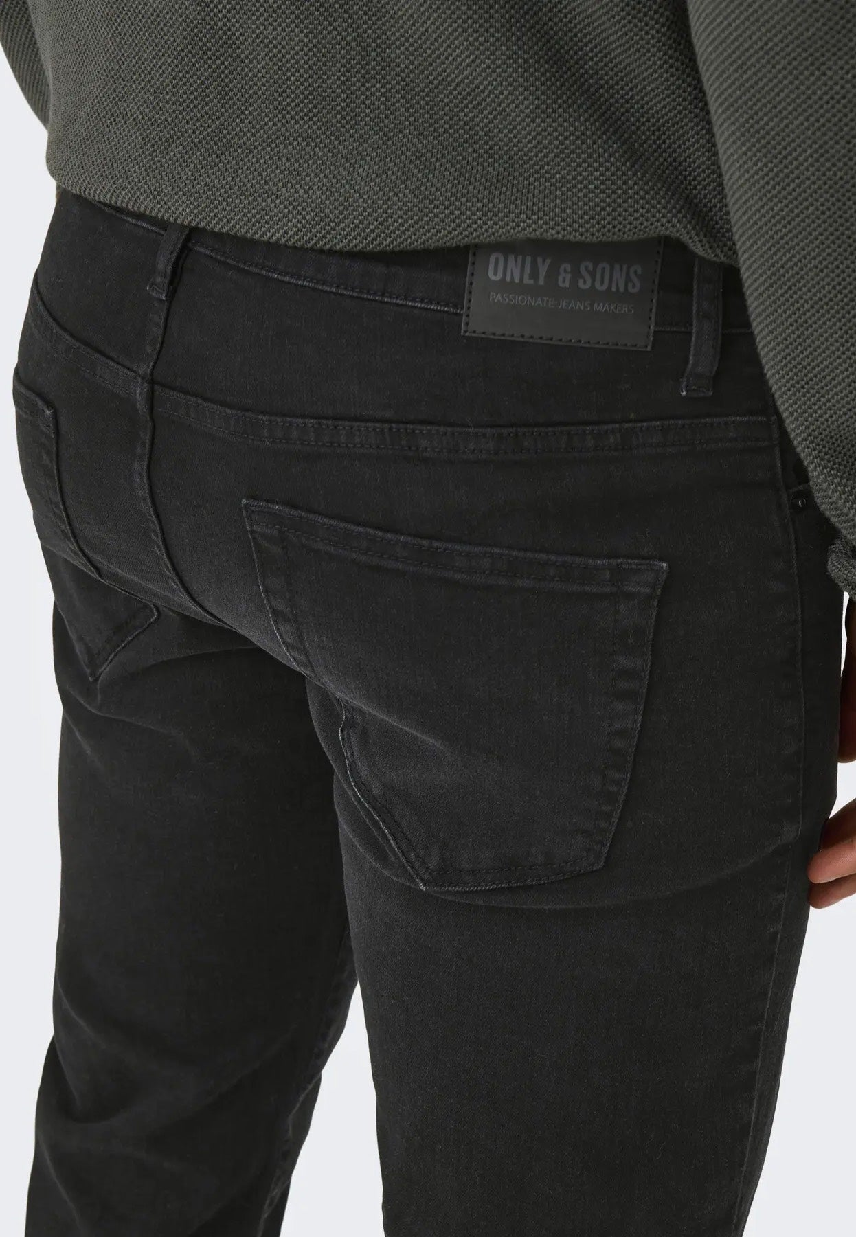 Only & Sons - Weft Regular 8638 Mat Black Denim - Jeans | Men-Image