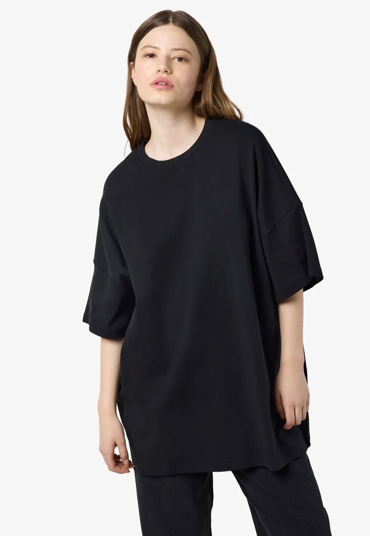 Noisy May - Mocca 2/4 Boxy Black - Dress | Women-Image