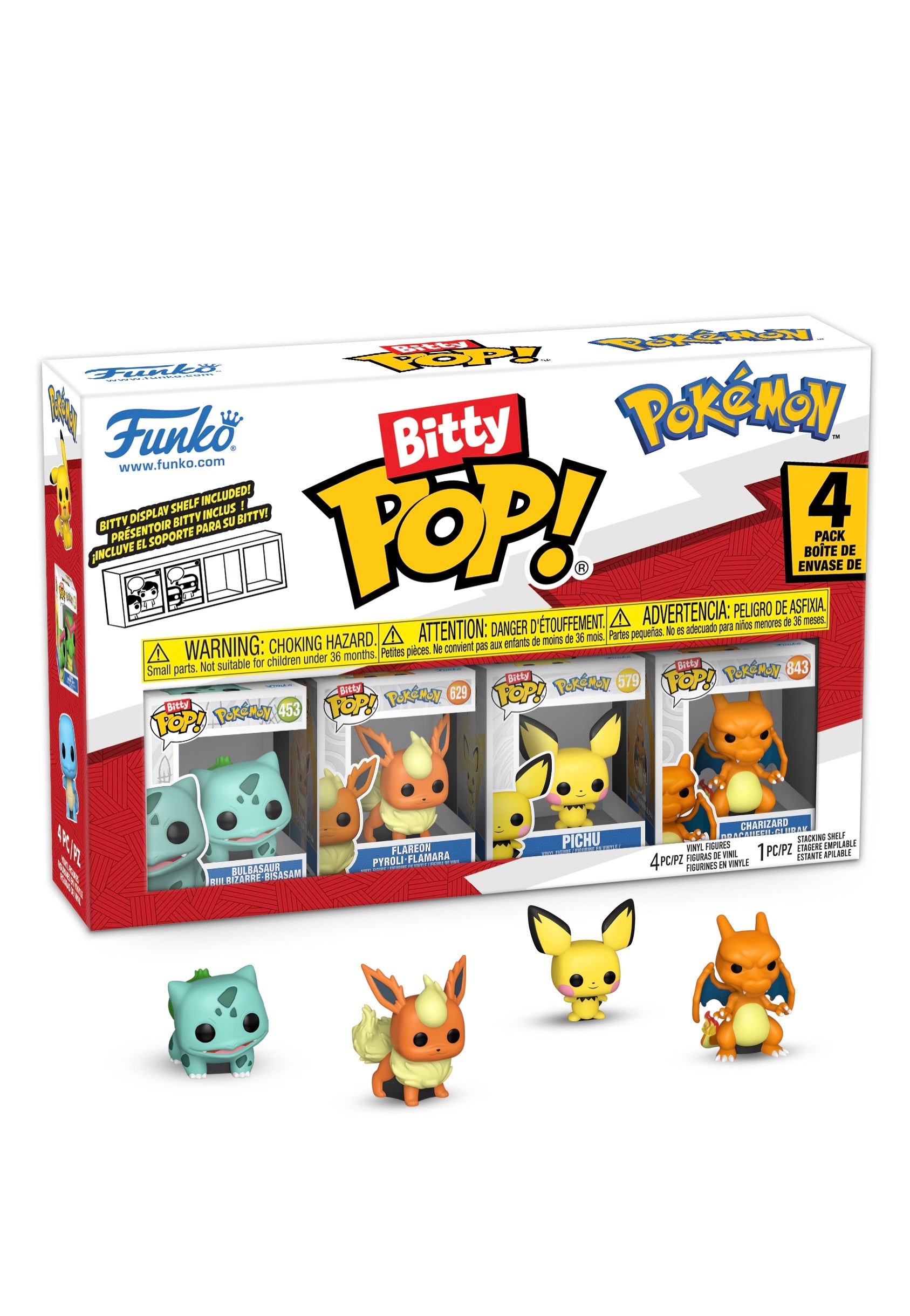 Pokémon - Bulbasaur Bitty POP! 4PK - Funko Pop | Neutral-Image