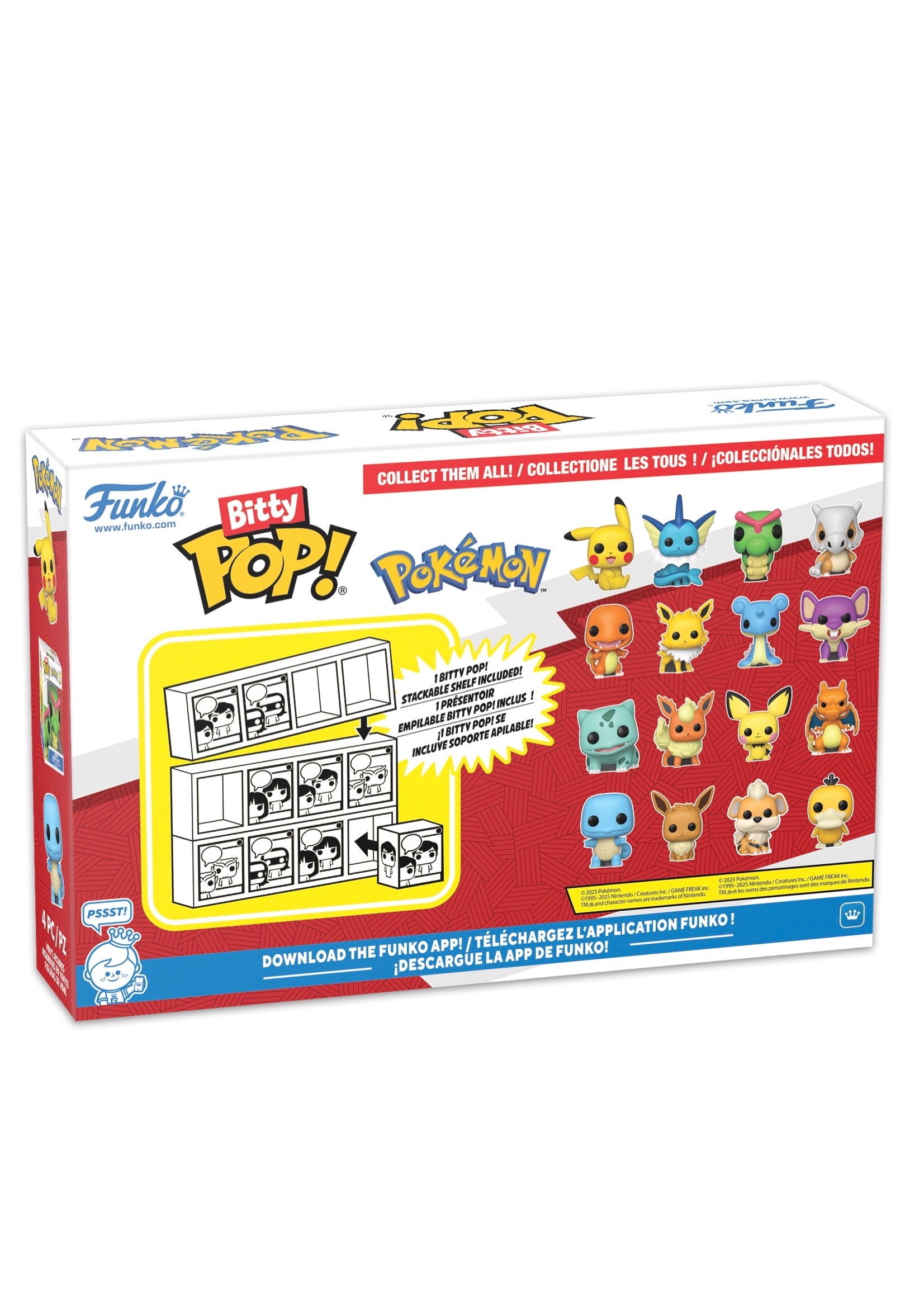 Pokémon - Squirtle Bitty POP! 4PK - Funko Pop | Neutral-Image