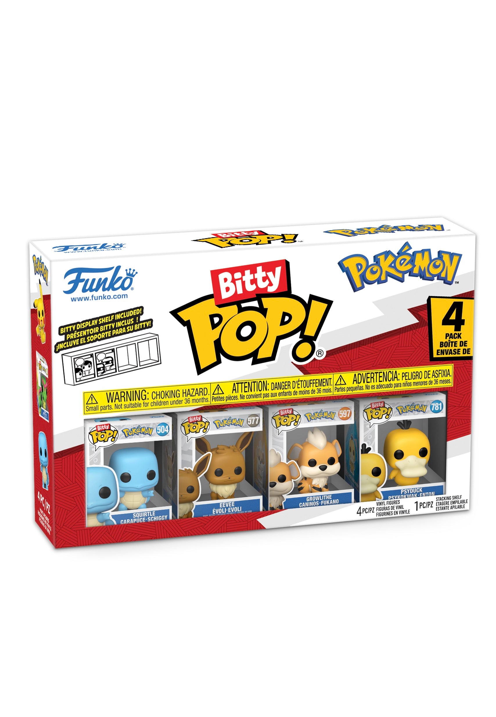 Pokémon - Squirtle Bitty POP! 4PK - Funko Pop | Neutral-Image