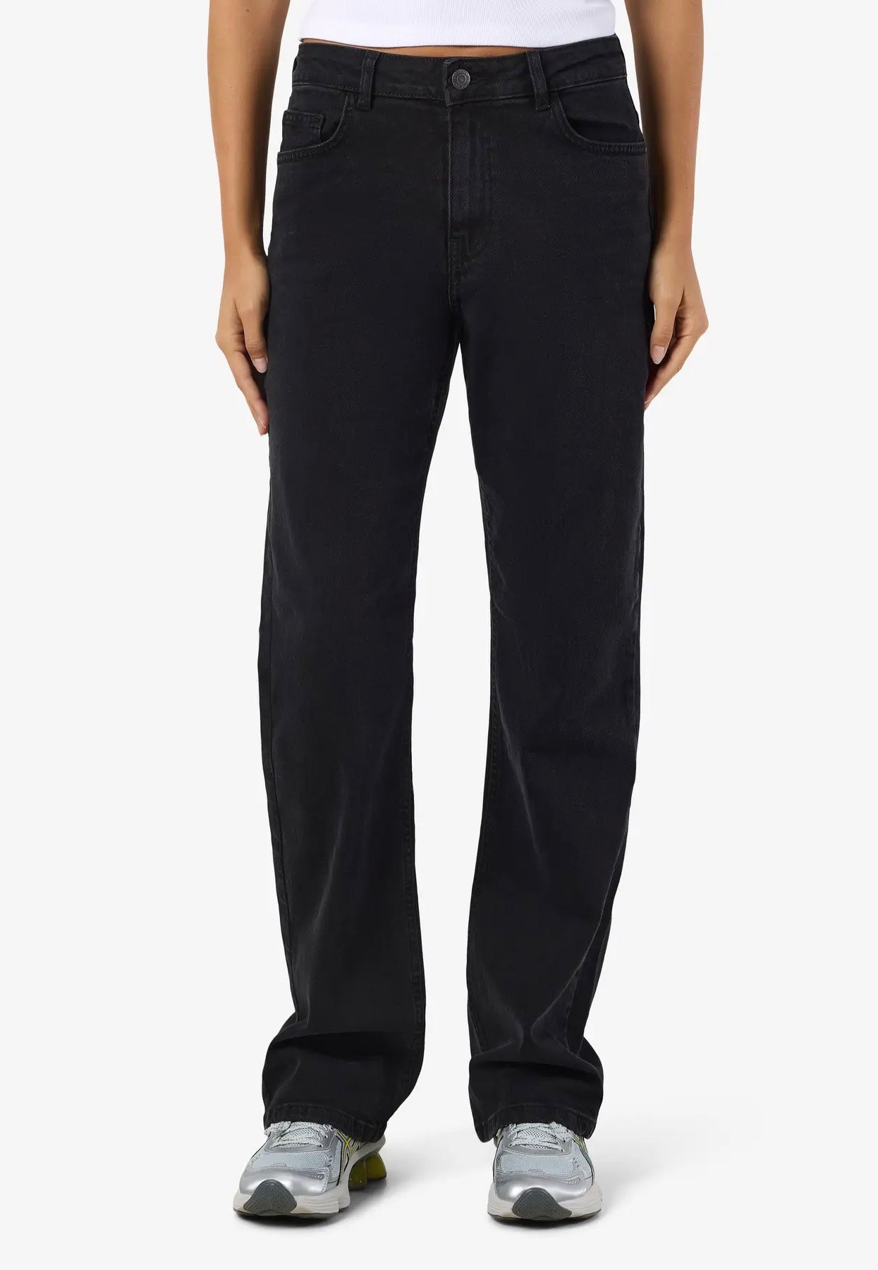 Noisy May - Monica Straight Black Denim - Jeans | Women-Image