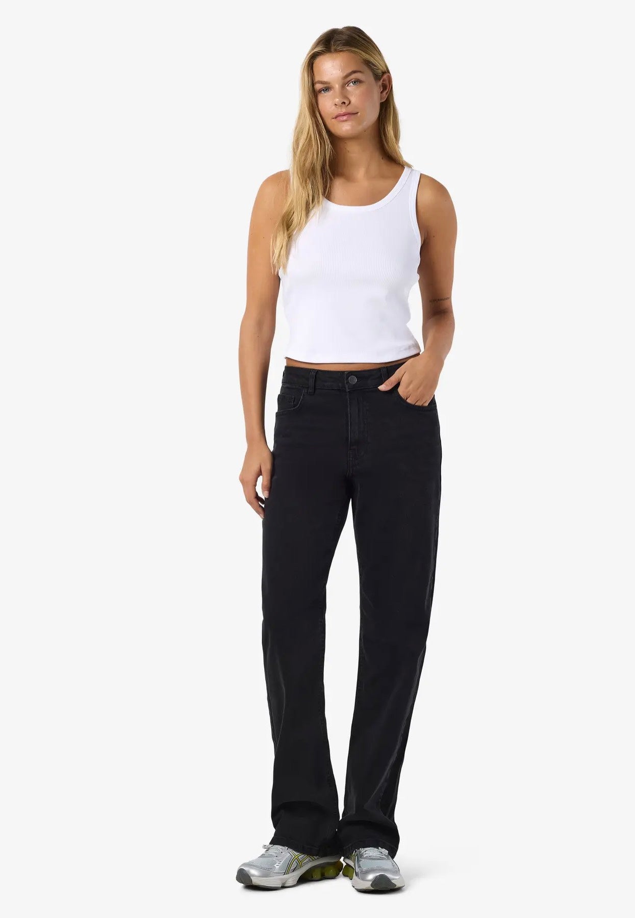 Noisy May - Monica Straight Black Denim - Jeans | Women-Image