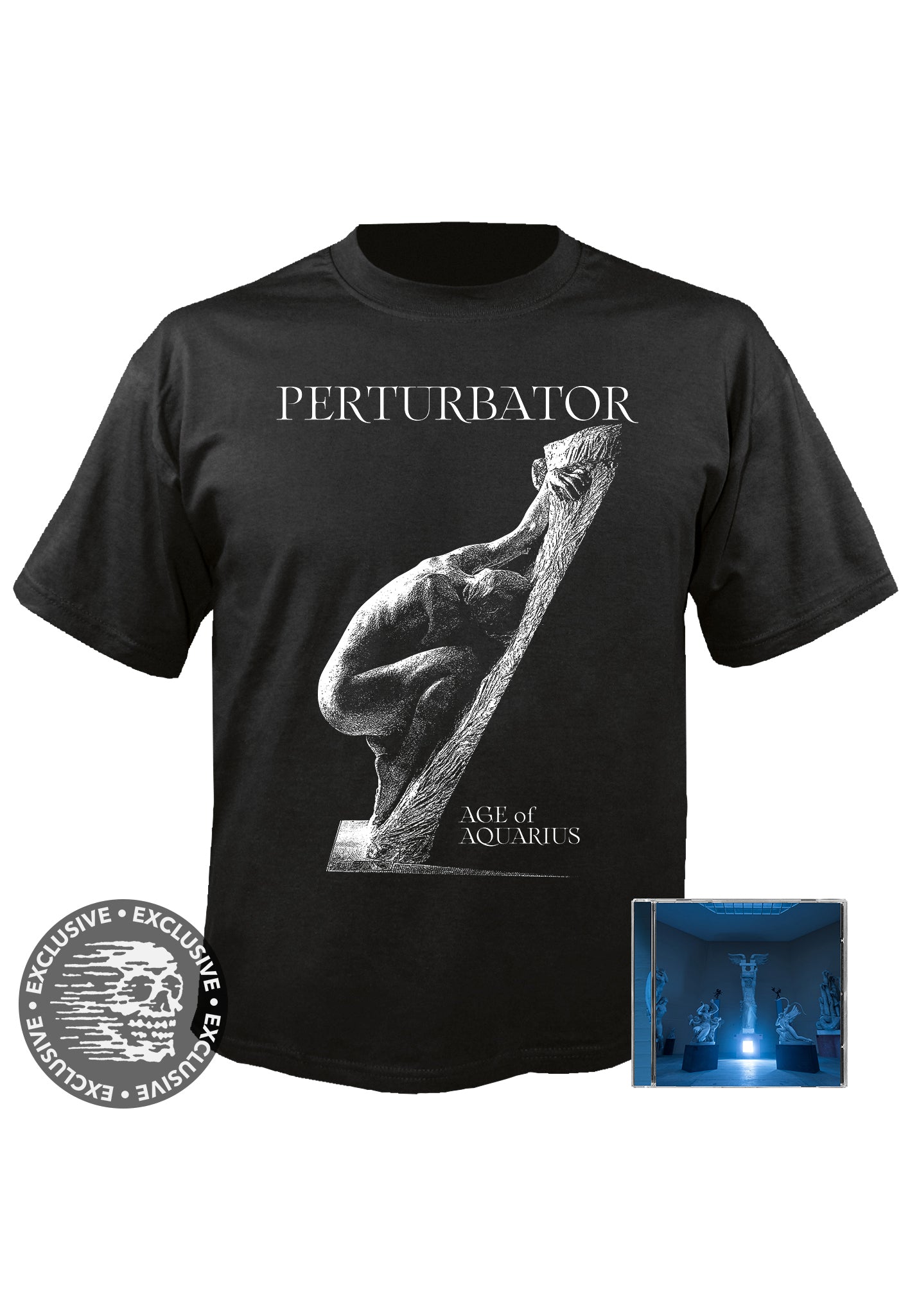 Perturbator - Age Of Aquarius - CD + Statue - T-Shirt