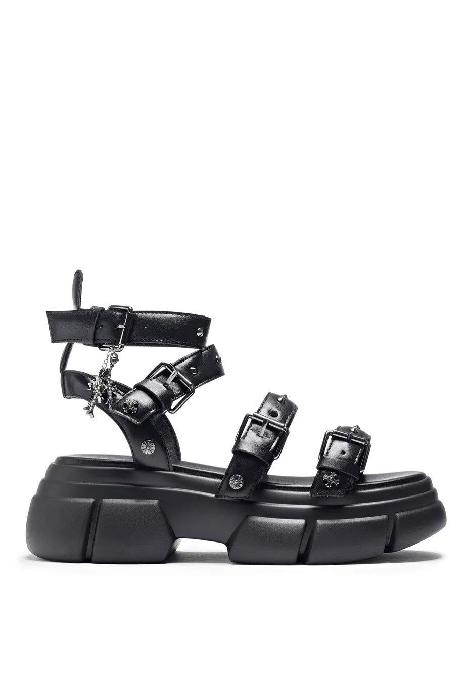 Koi Footwear A Raining Vengeance Charm Platform Sandalias para chi