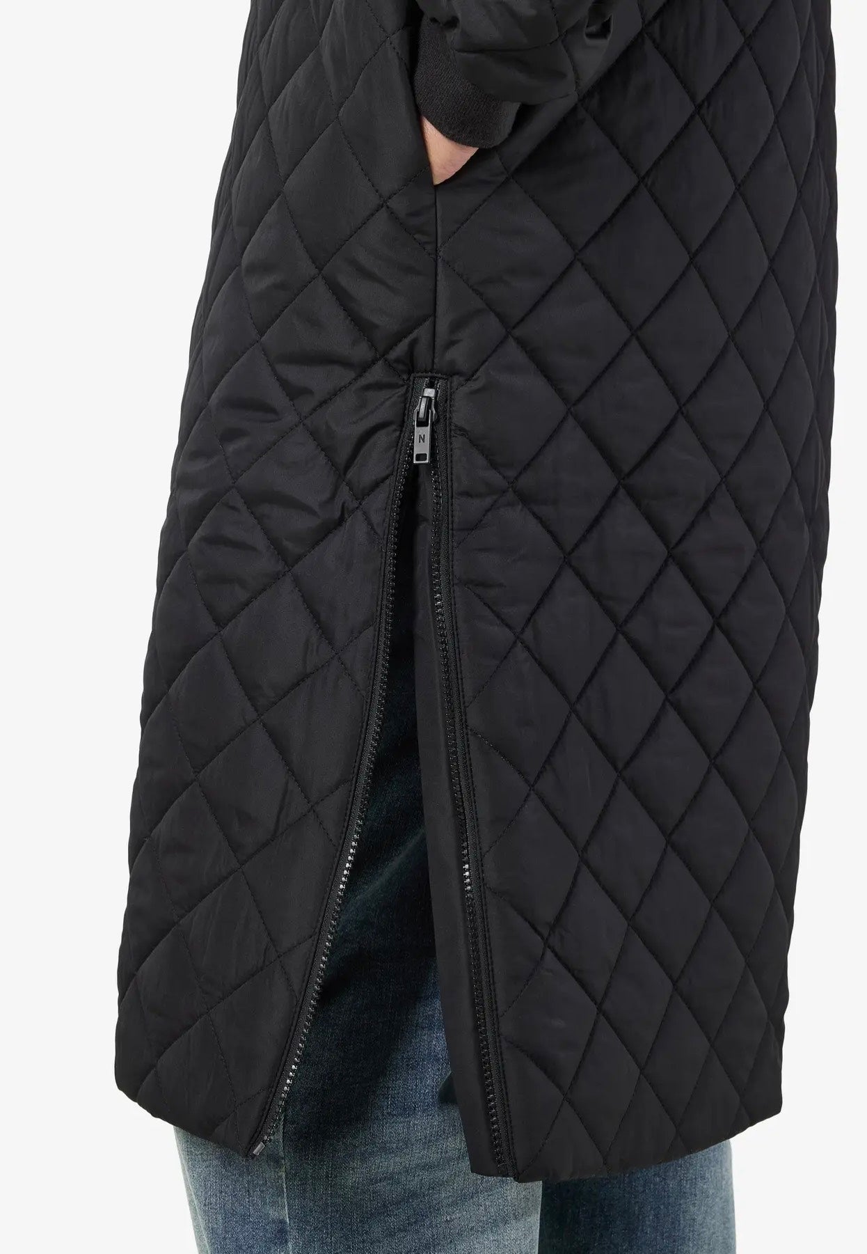 Noisy May - Gilly Quilted Black - Coat | Women-Image