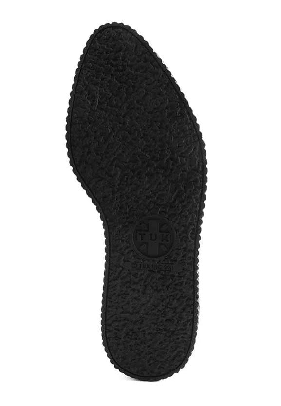 T.U.K. - Pointed Creeper 3 Buckle Boot Vegan Tukskin Black Micro Pu - Girl Shoes