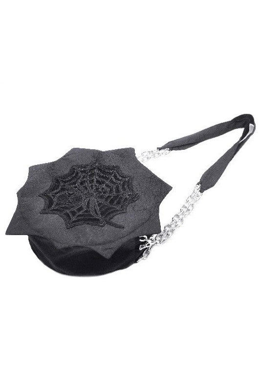Dark In Love - Spider Web Embroidered Hollow - Bag | Neutral-Image