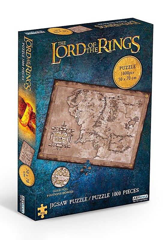 The Lord Of The Rings - Middle Earth 1000 Pieces - Jigsaw Puzzle