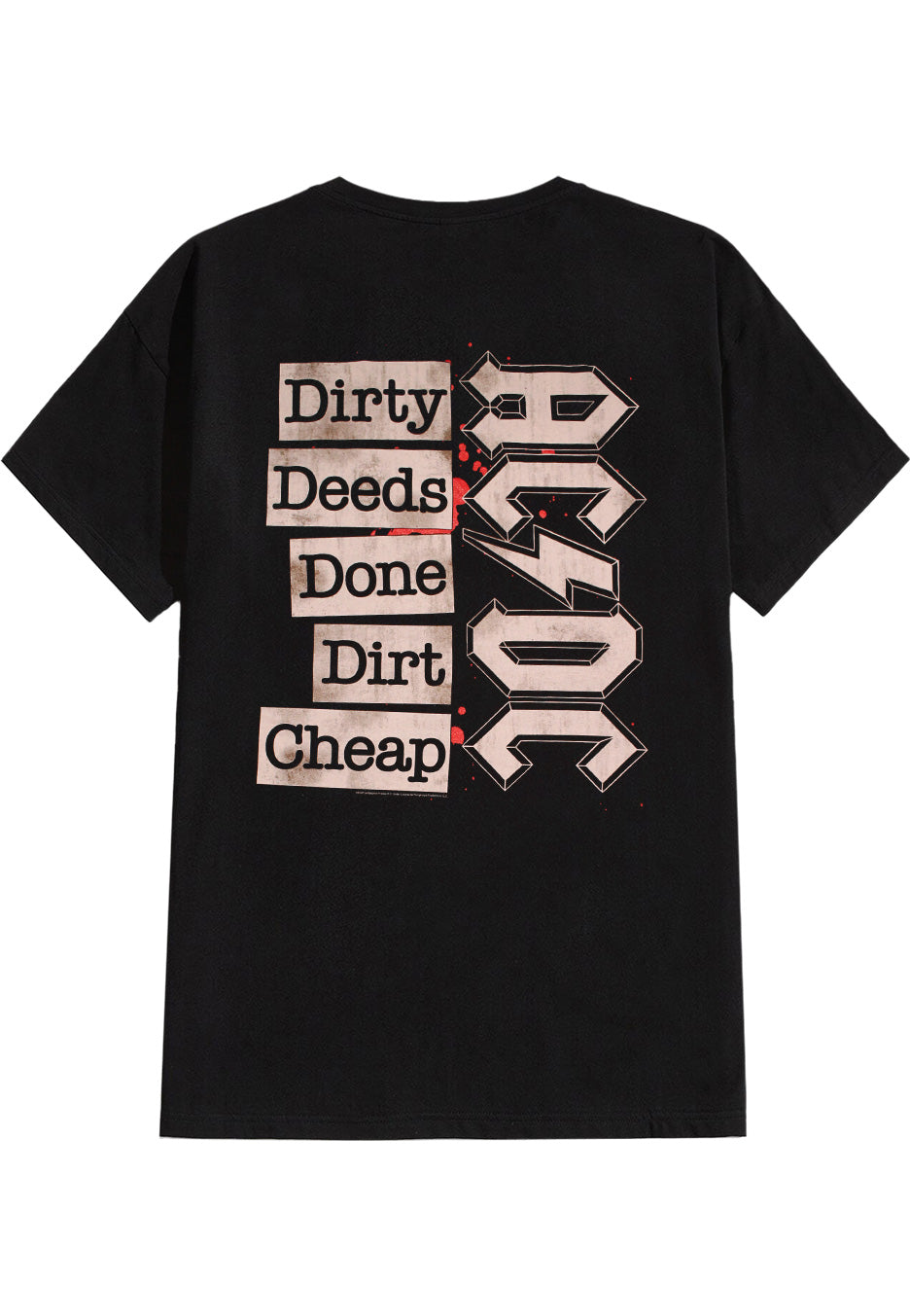AC/DC - Mini Logo / Dirty Deeds - T-Shirt | Neutral-Image