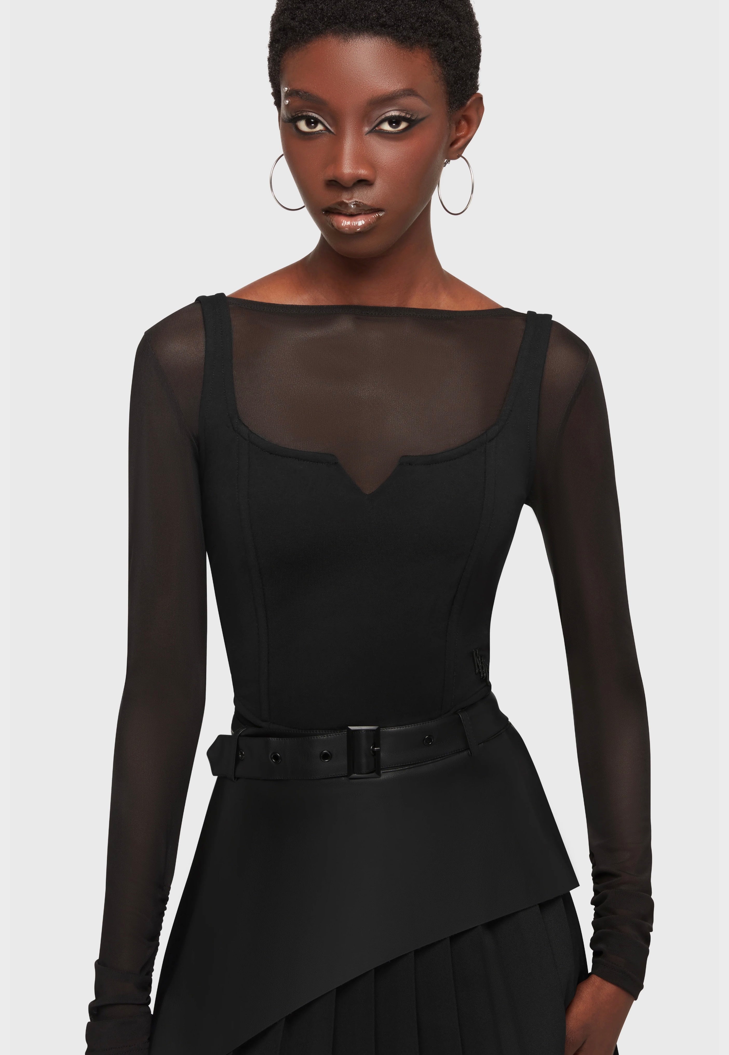Killstar x Kihilist - Acheris Black - Corset | Women-Image