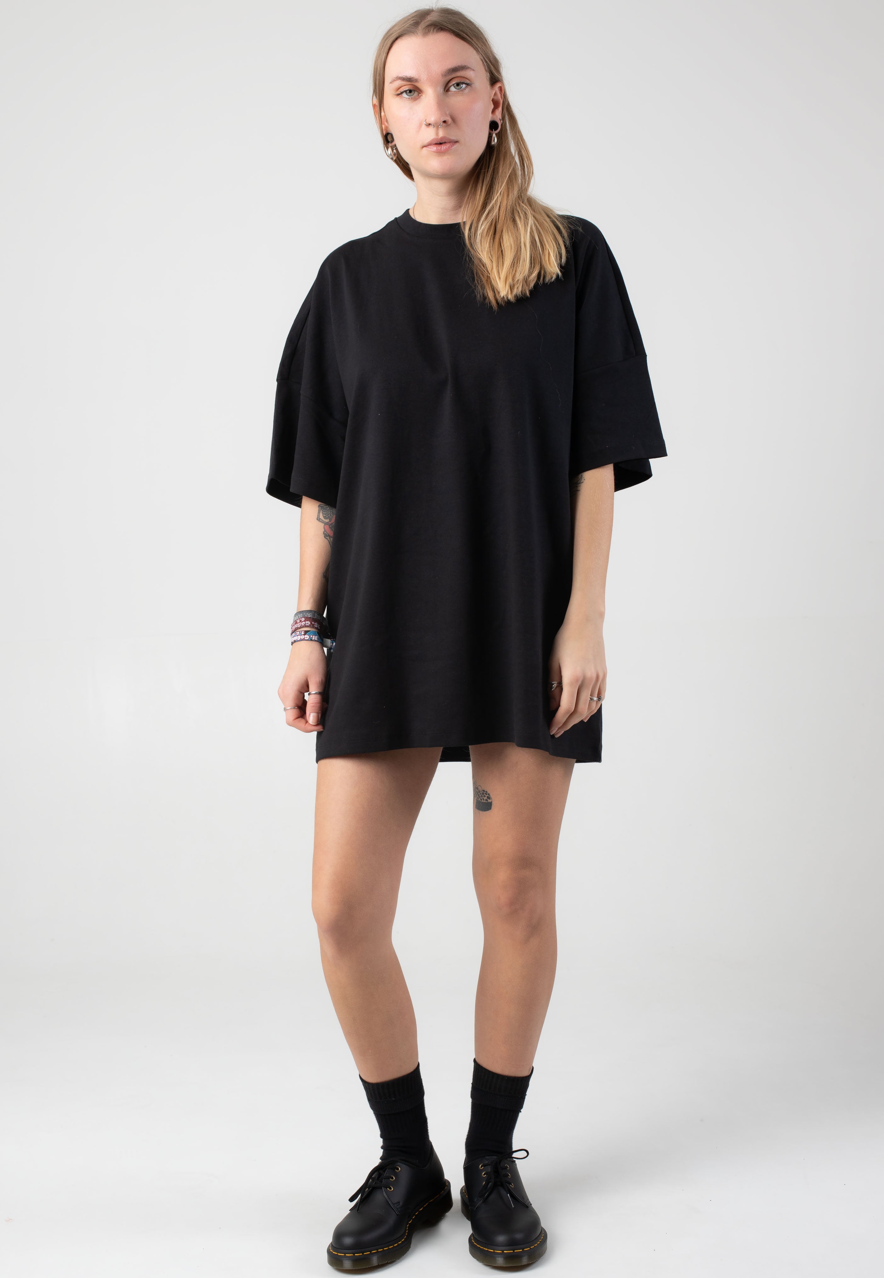 Noisy May - Mocca 2/4 Boxy Black - Dress | Women-Image