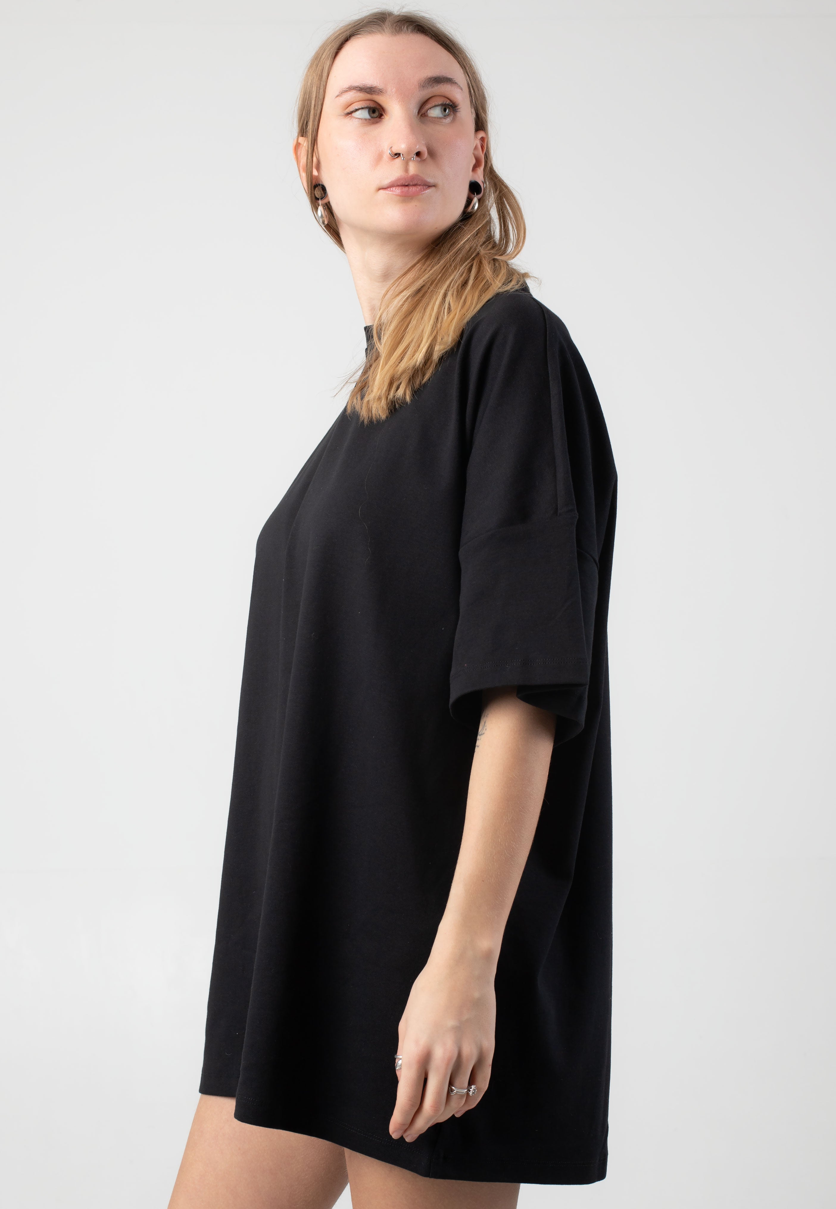 Noisy May - Mocca 2/4 Boxy Black - Dress | Women-Image
