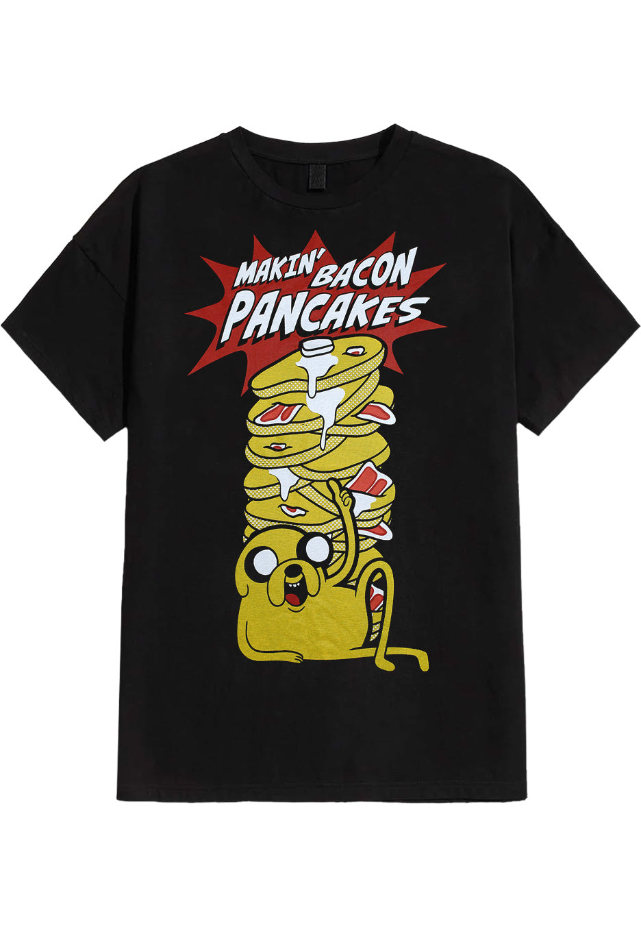 Adventure Time - Makin' Bacon Pancakes - T-Shirt | Neutral-Image