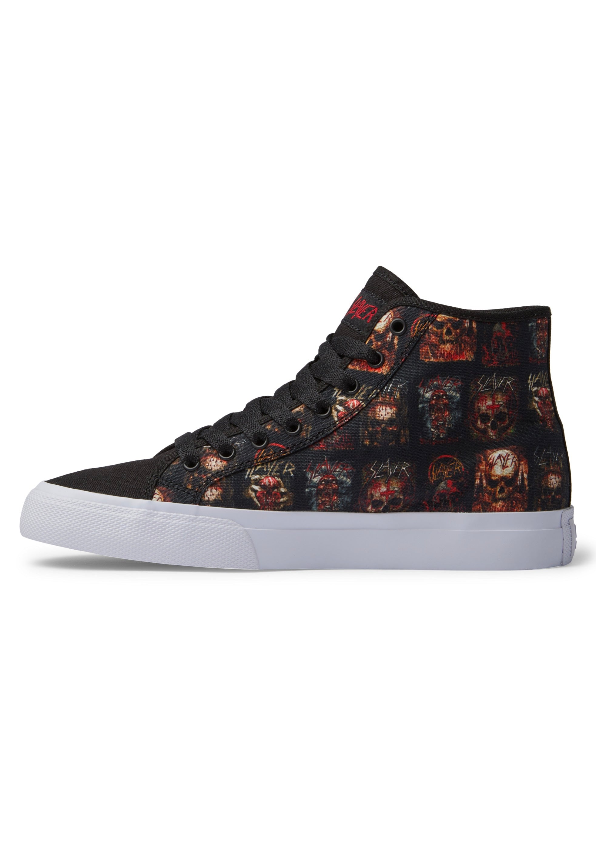 DC x Slayer - Manual Hi Black/White Print - Shoes | Neutral-Image