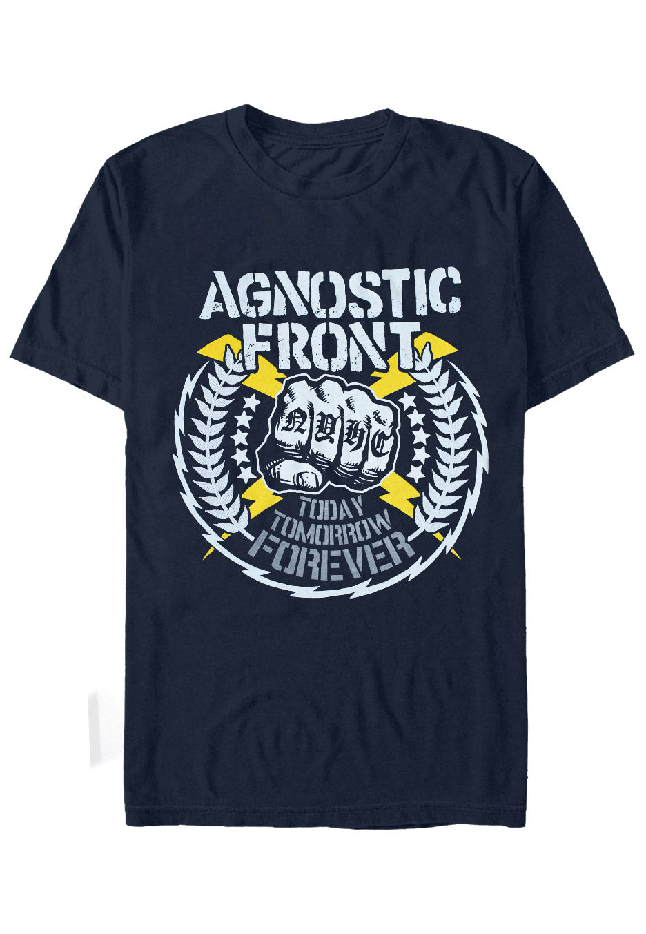 Agnostic Front - Today Tomorrow Forever Navy - T-Shirt | Neutral-Image