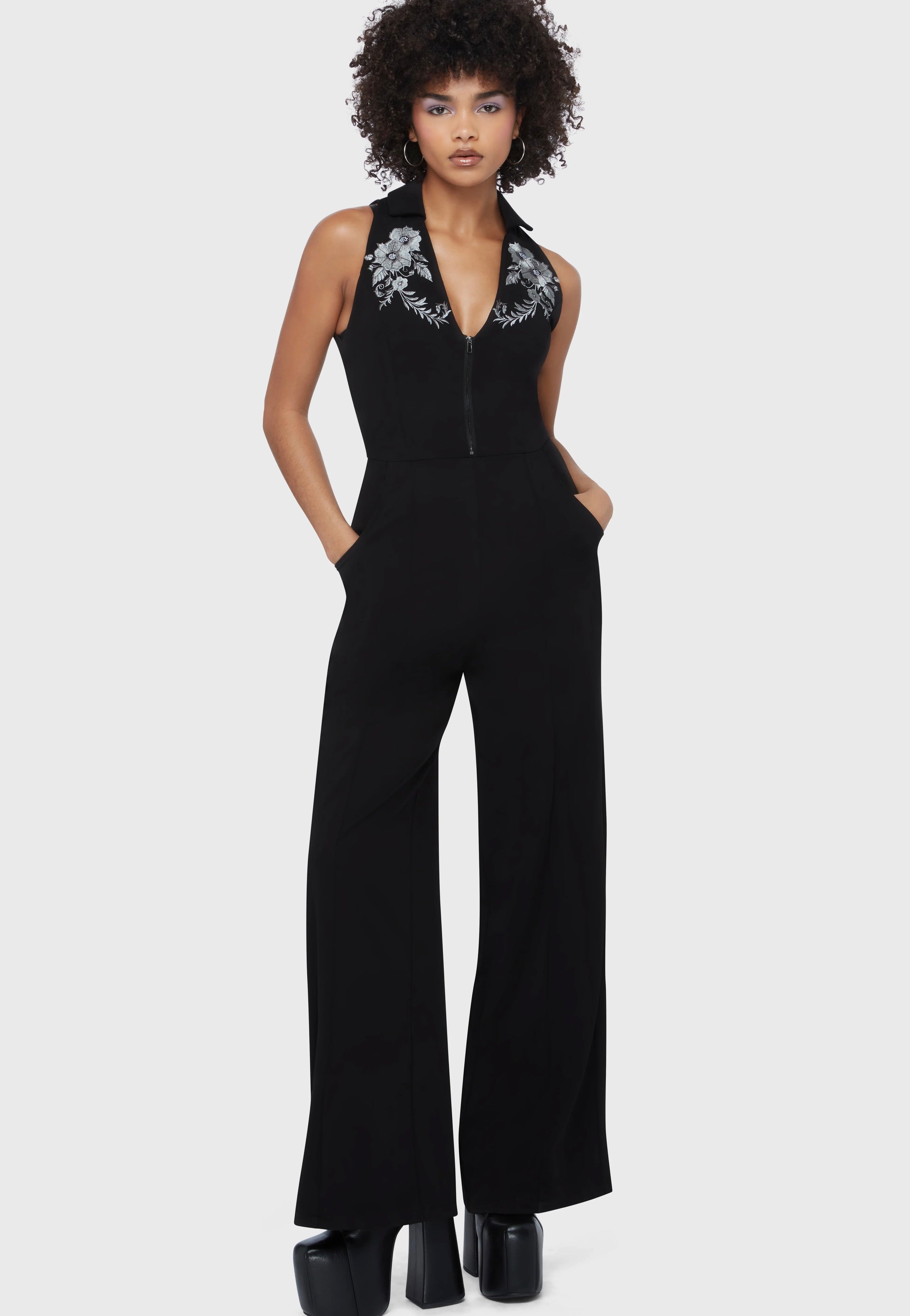 Killstar - Alice's Night Black - Jumpsuit | Women-Image