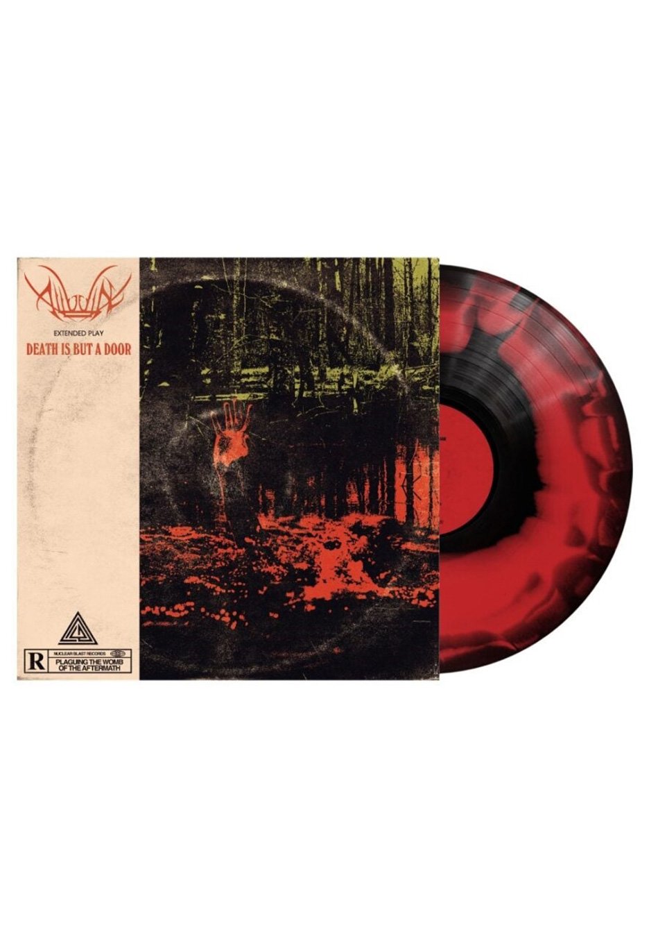 Alluvial - Death Is But A Door Ltd. Black/Red Swirl - Colored Vinyl
