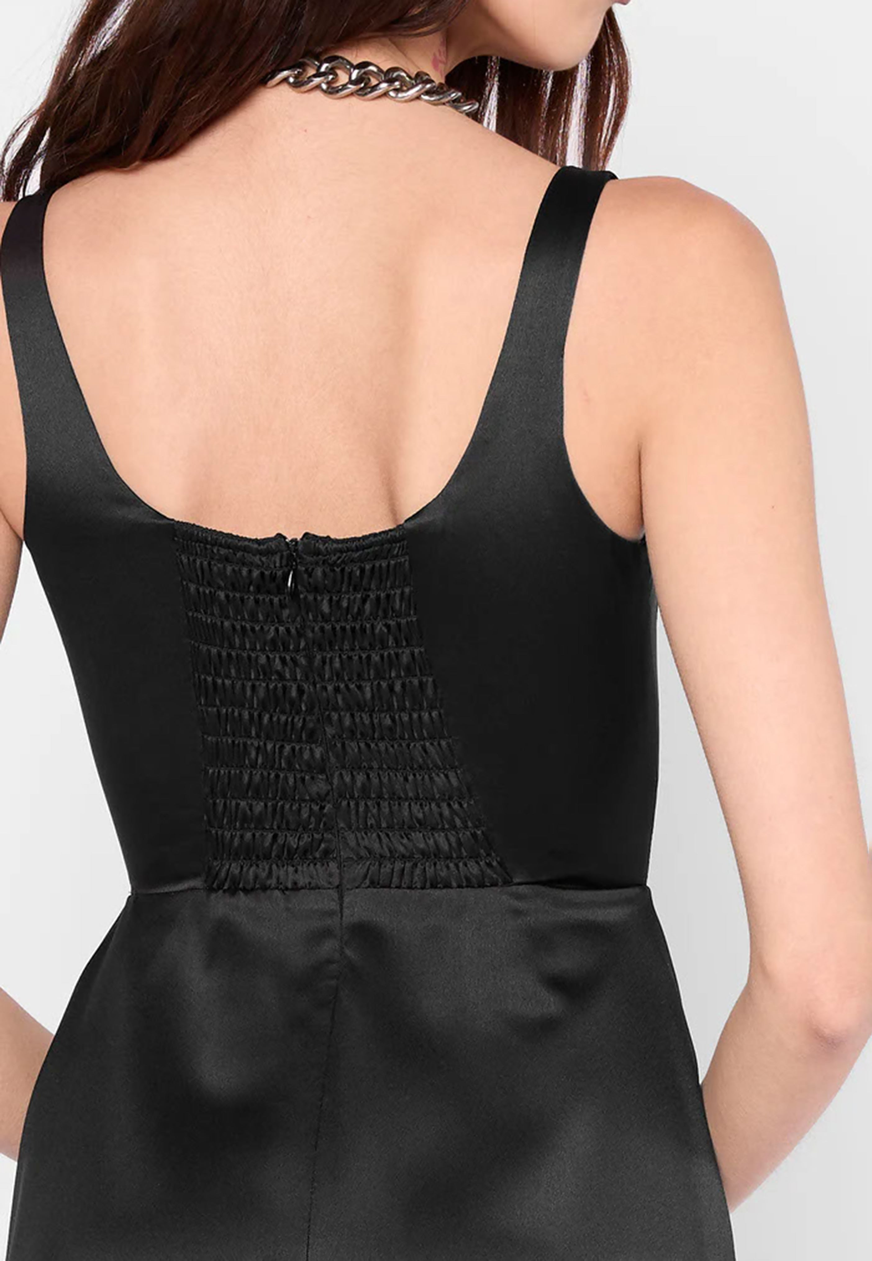 Mary Wyatt - Alyx Satin Corset Midi - Dress | Women-Image