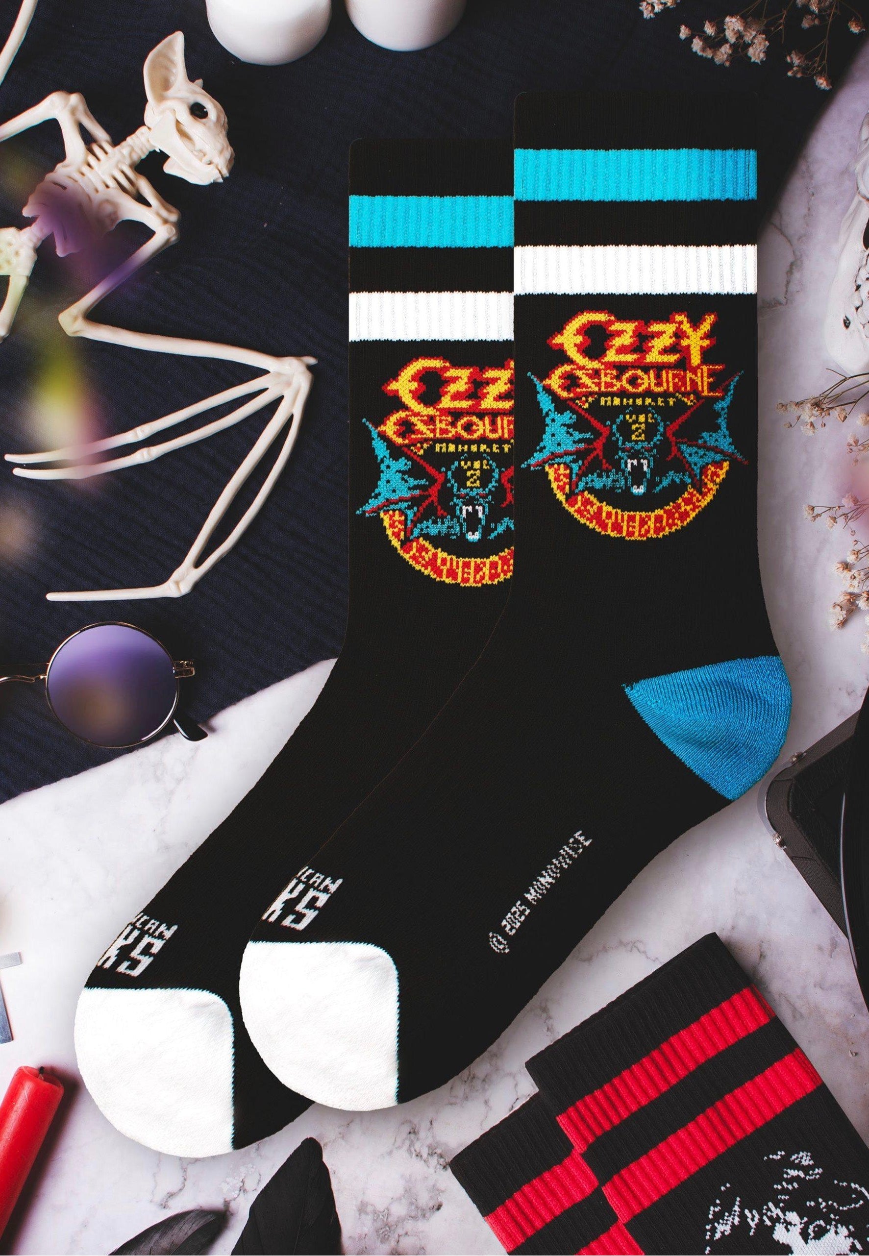 American Socks x Ozzy Osbourne - Bat Mid High - Socks | Neutral-Image