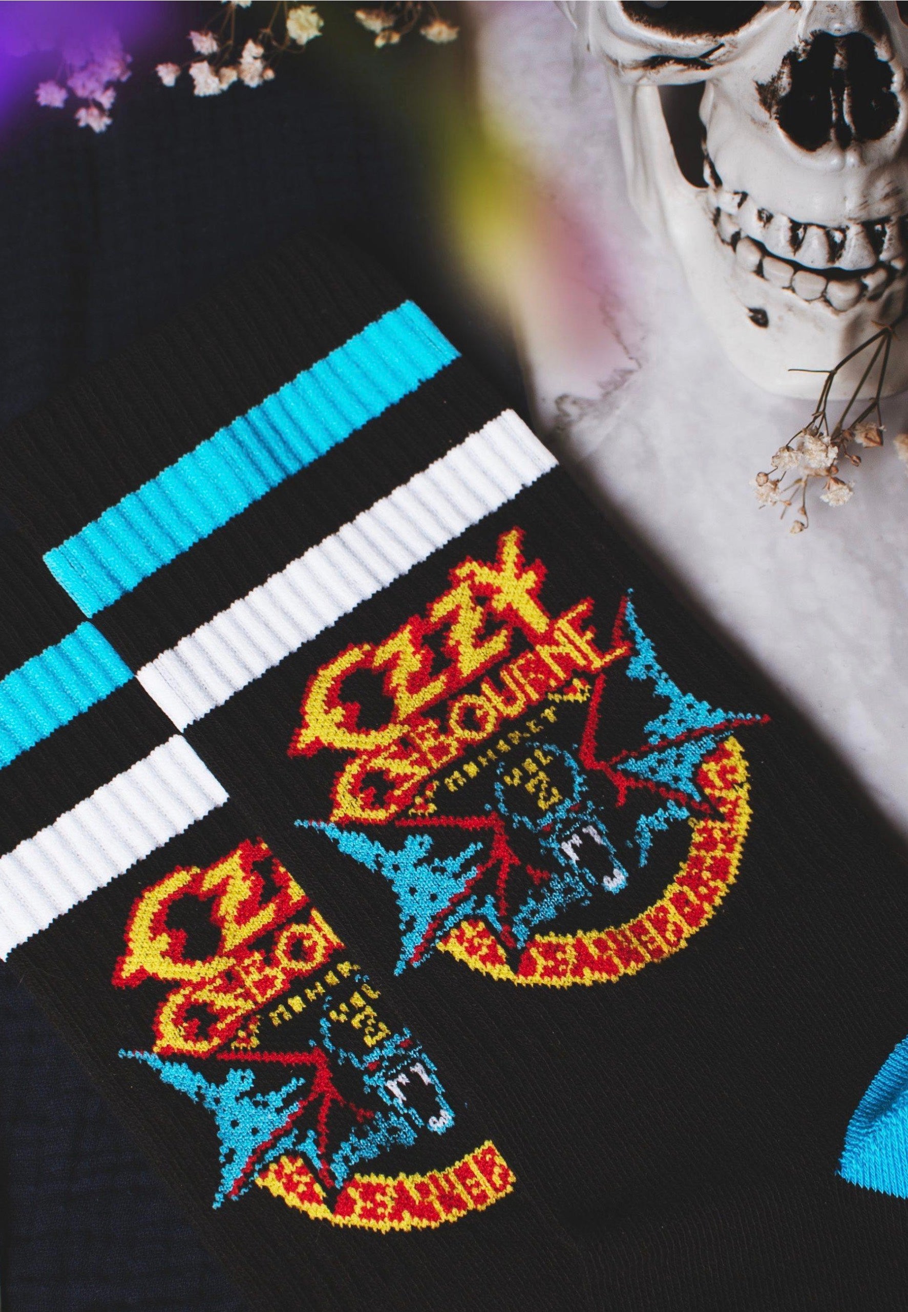 American Socks x Ozzy Osbourne - Bat Mid High - Socks | Neutral-Image