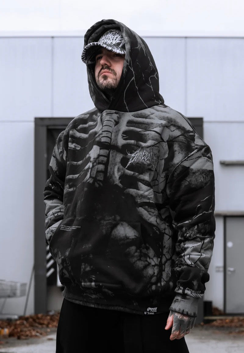 Stay Cold Apparel - Anatomy Heavy Oversized Black - Hoodie | Neutral-Image