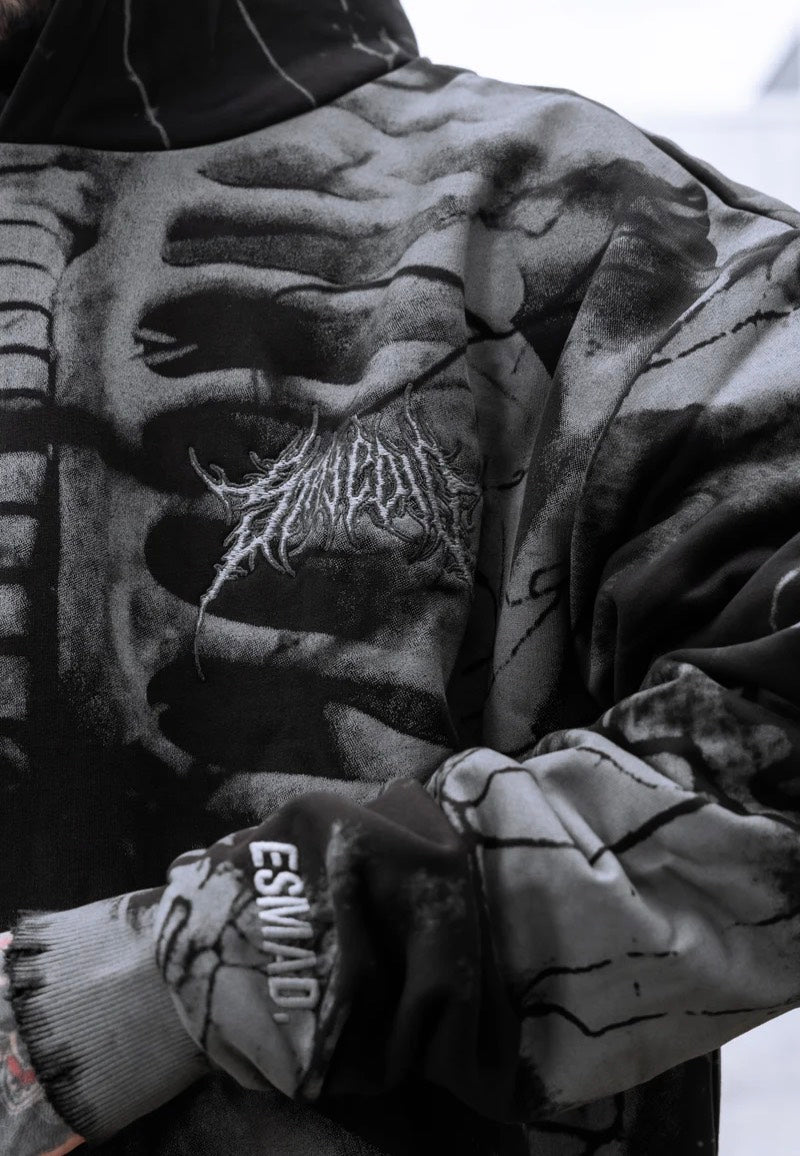 Stay Cold Apparel - Anatomy Heavy Oversized Black - Hoodie | Neutral-Image