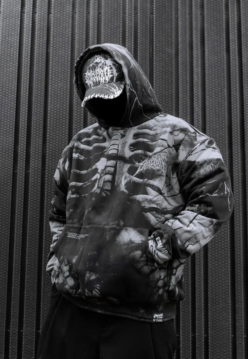 Stay Cold Apparel - Anatomy Heavy Oversized Black - Hoodie | Neutral-Image